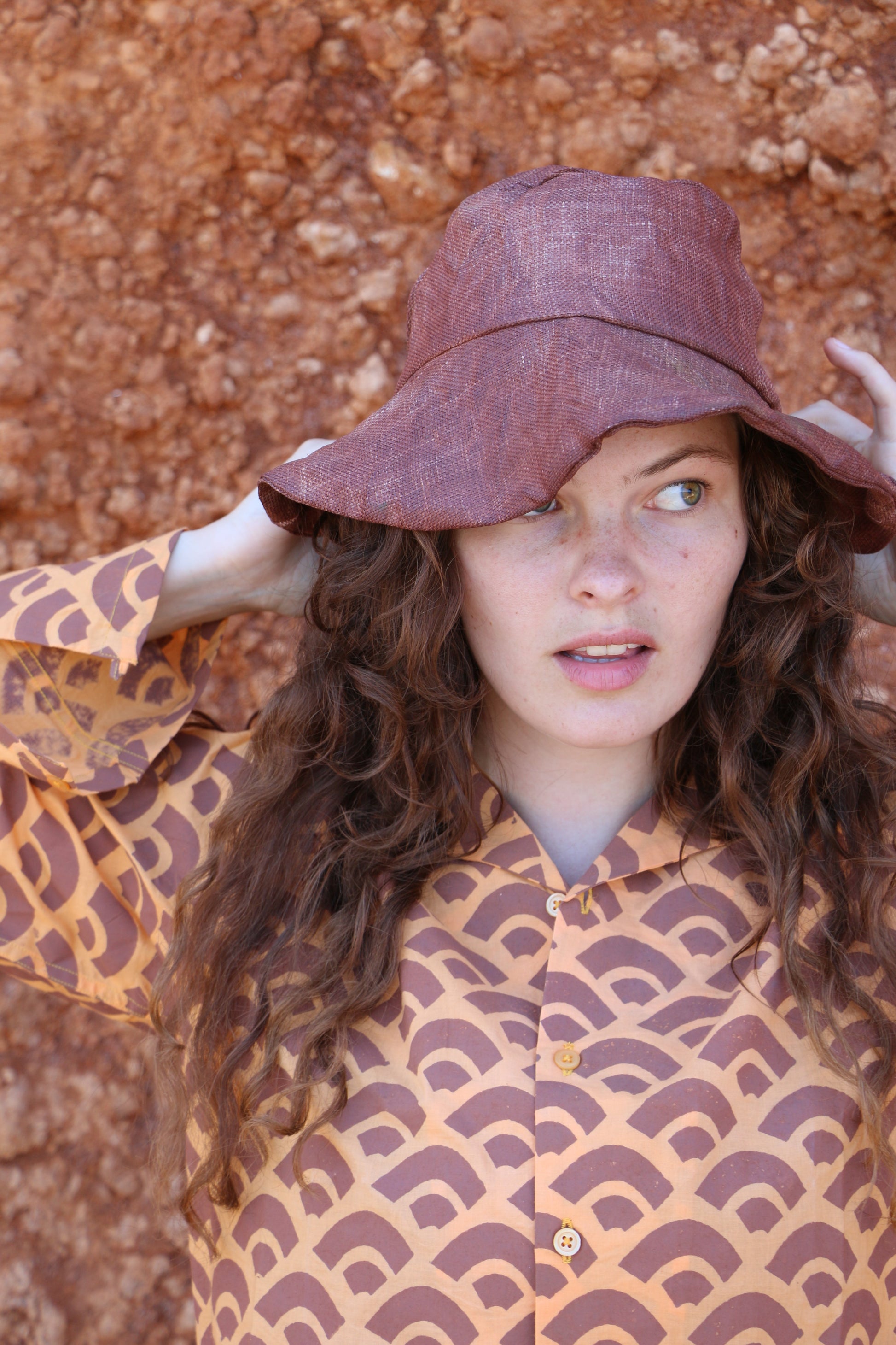 Brown Organic Cotton Can Shell