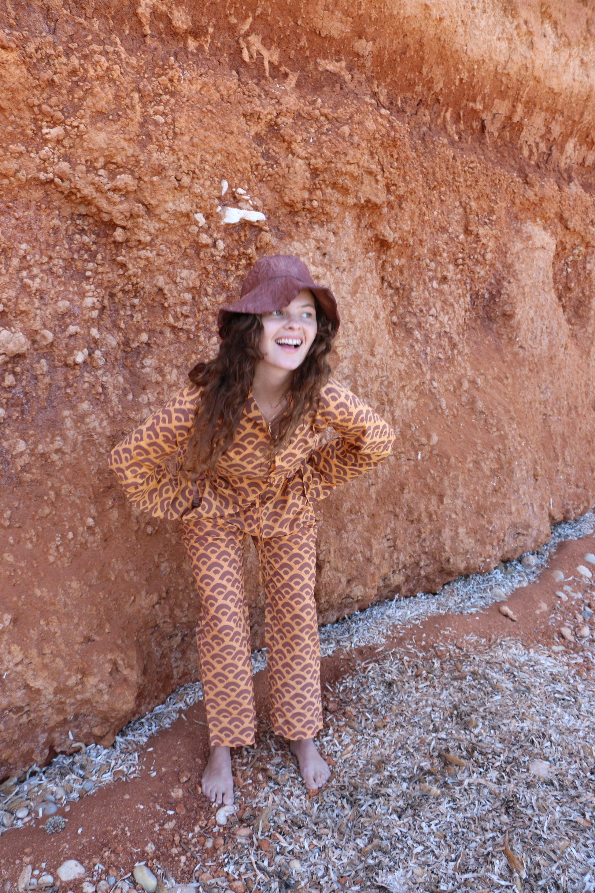 Brown Organic Cotton Can Shell