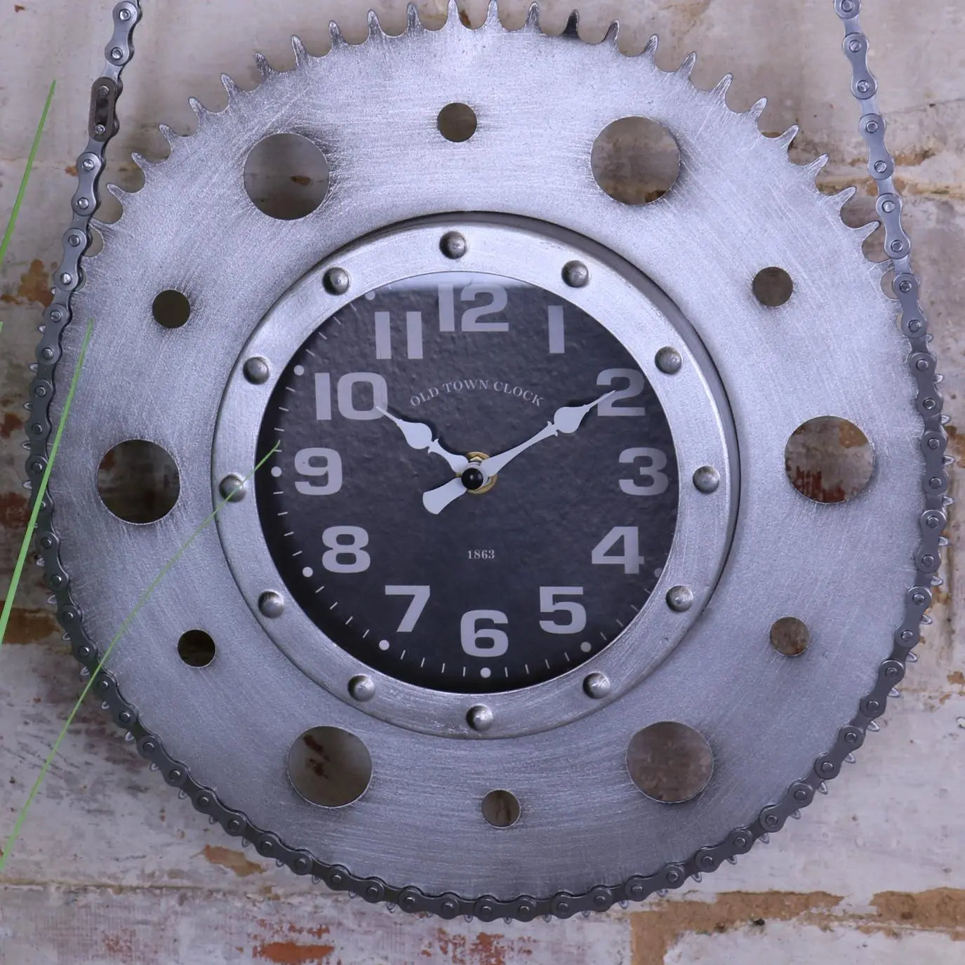 Rajola Bike Chain Wall Clock Industrial Style