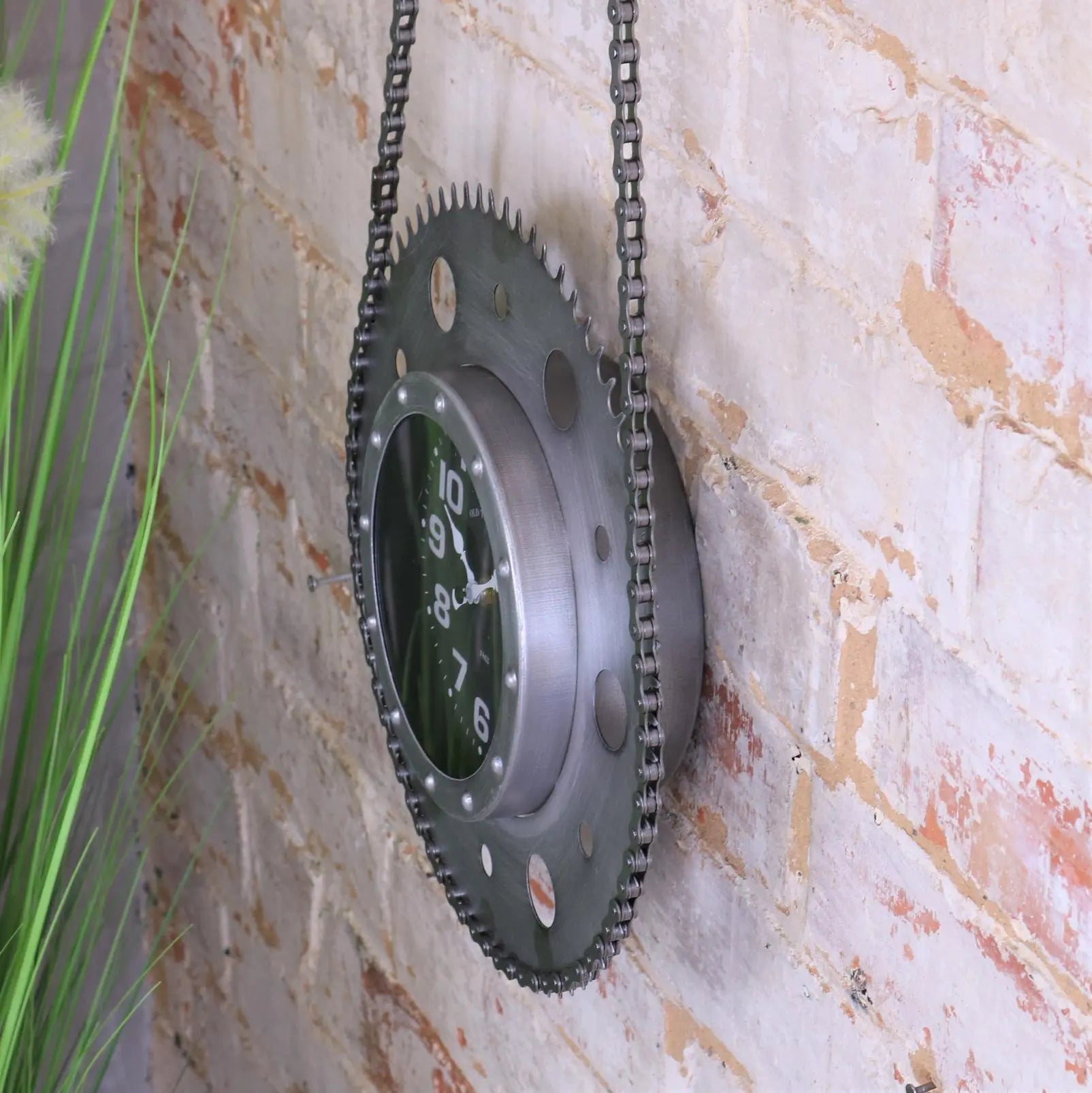 Rajola Bike Chain Wall Clock Industrial Style
