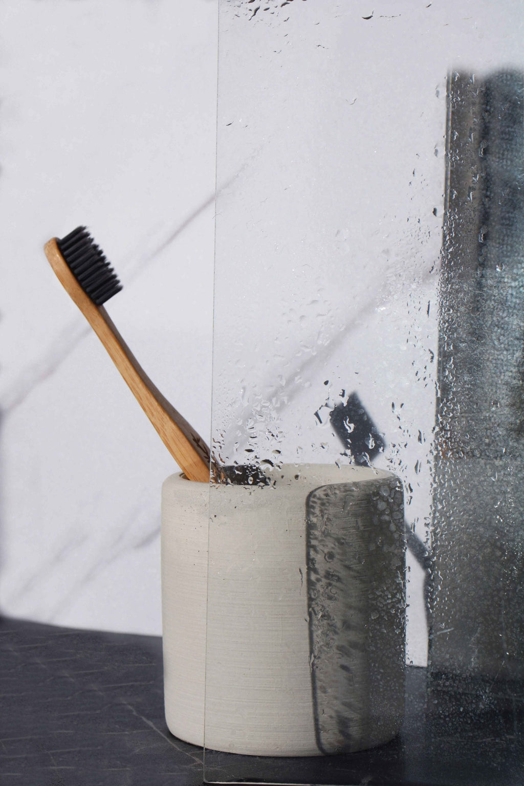 Handmade Concrete Toothbrush Holder