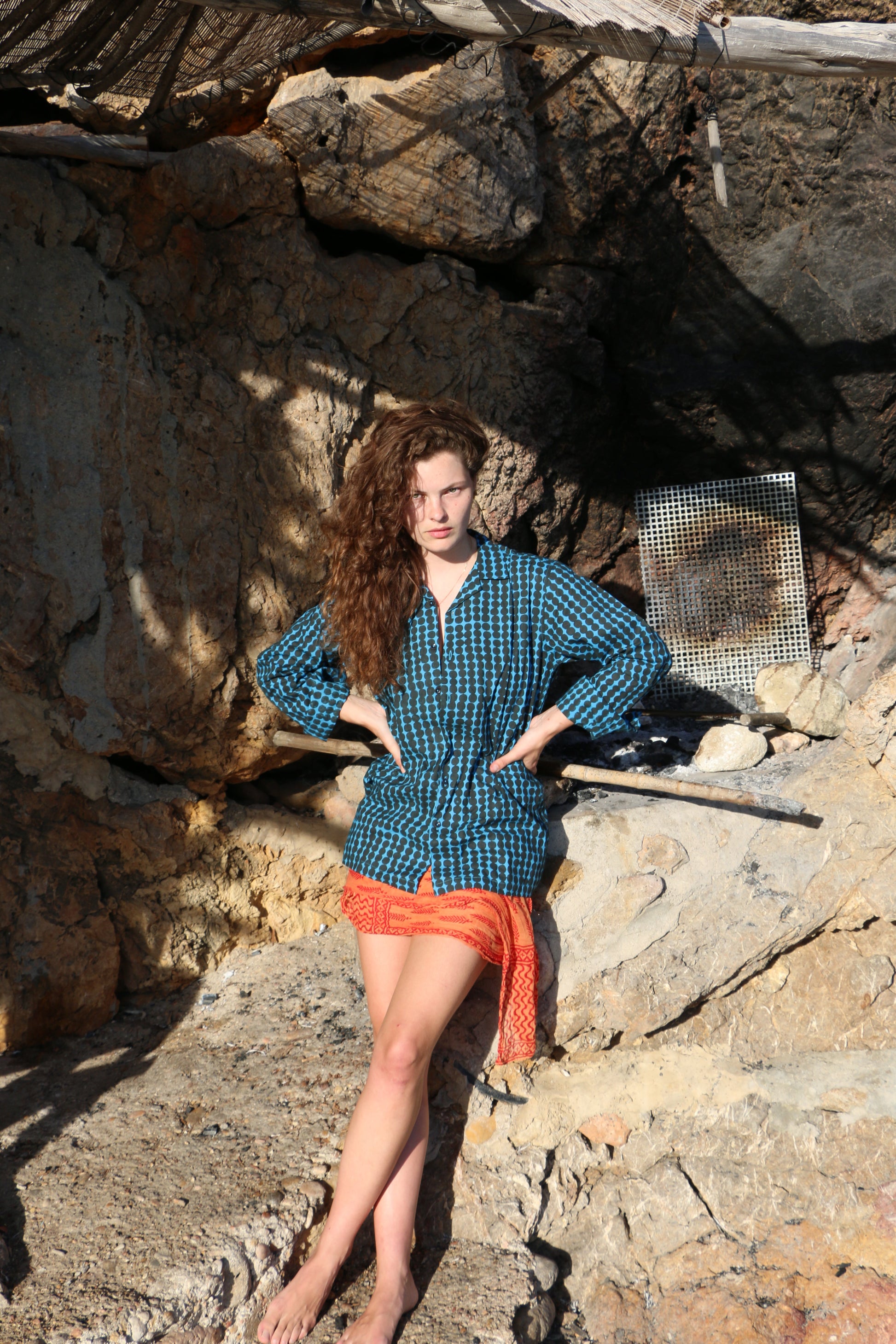 Blue Organic Cotton Pyjama Set