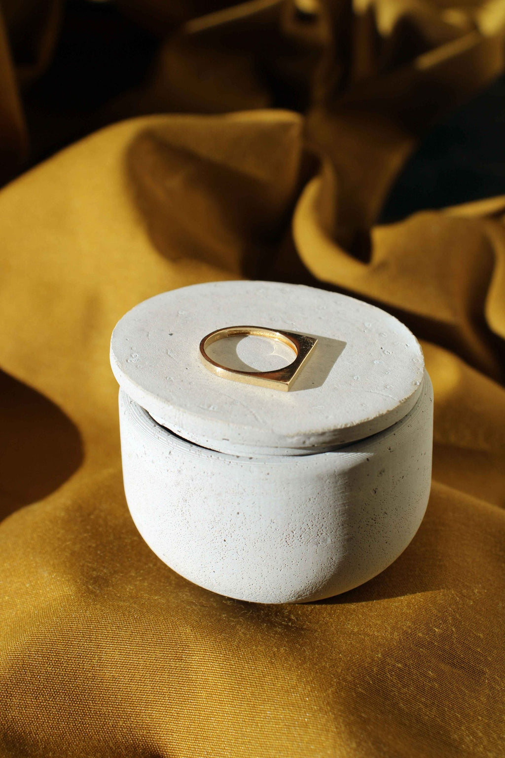 Concrete Jewellery Holder and Tealight Dish