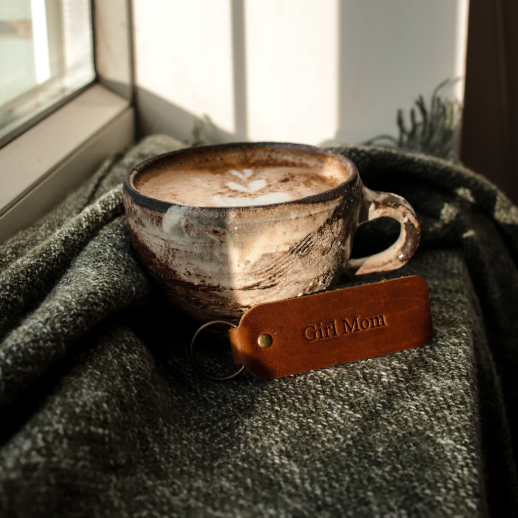 Mother's Day Leather Keyring