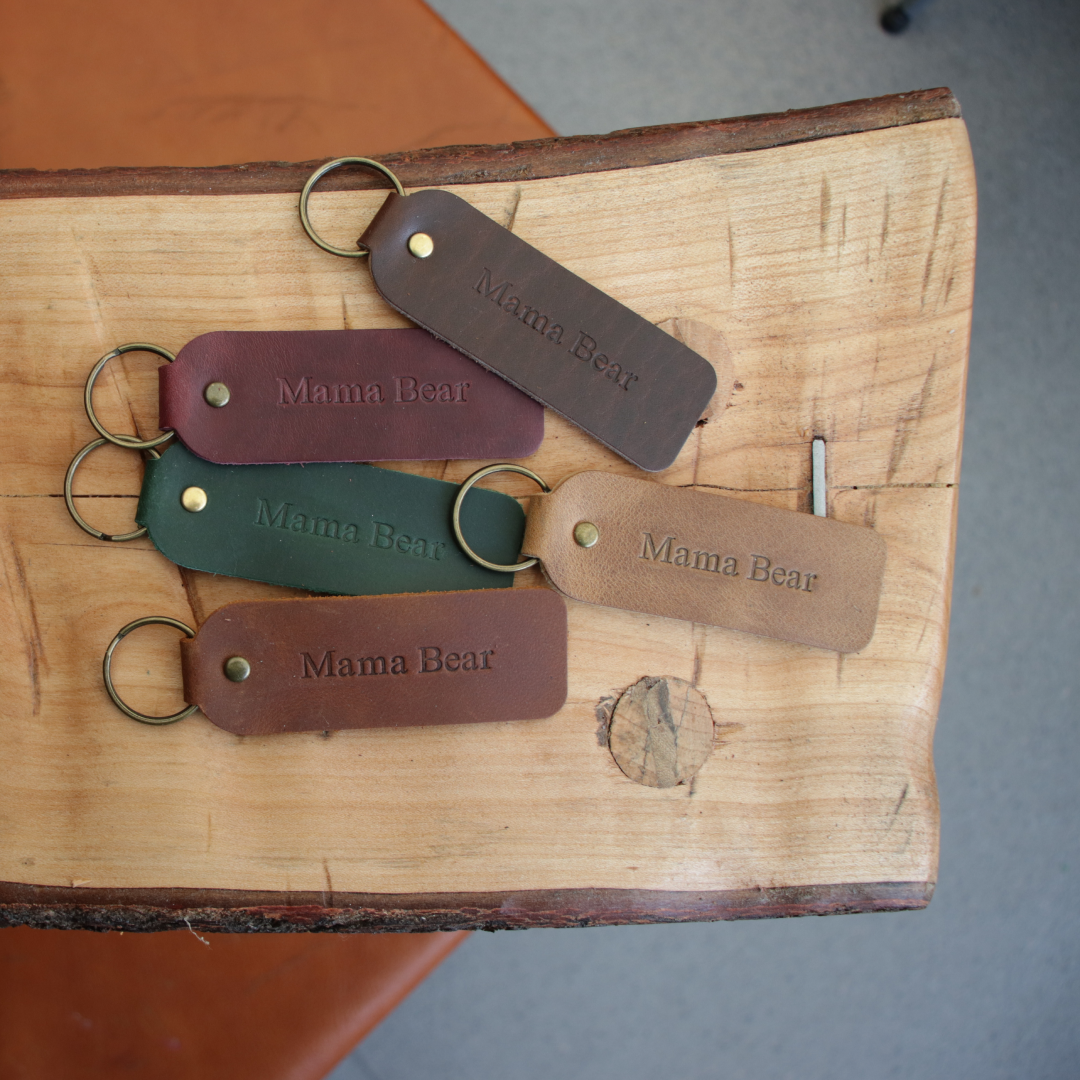Mother's Day Leather Keyring