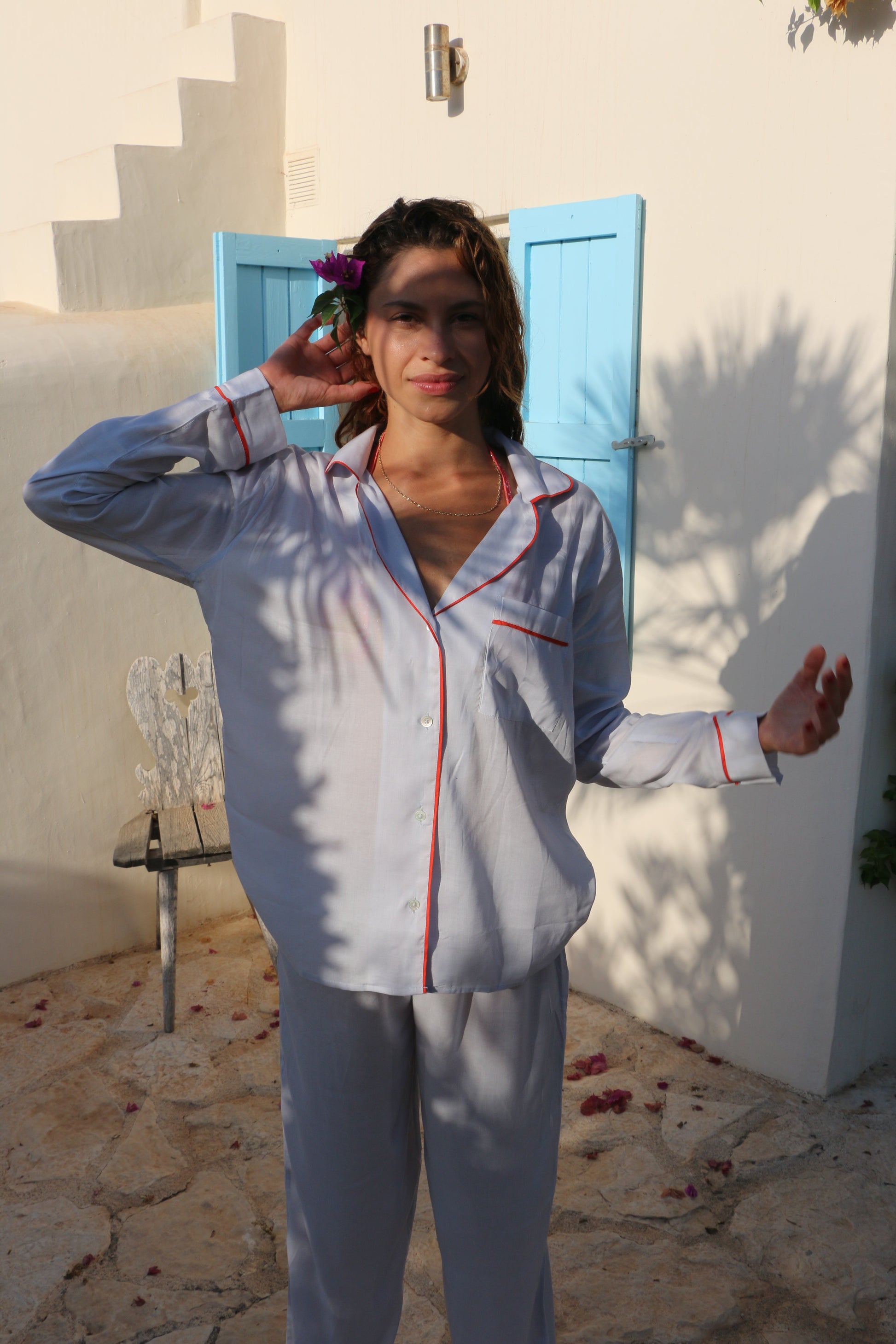 Unisex Can Suenos Blue Modal Pyjamas Set