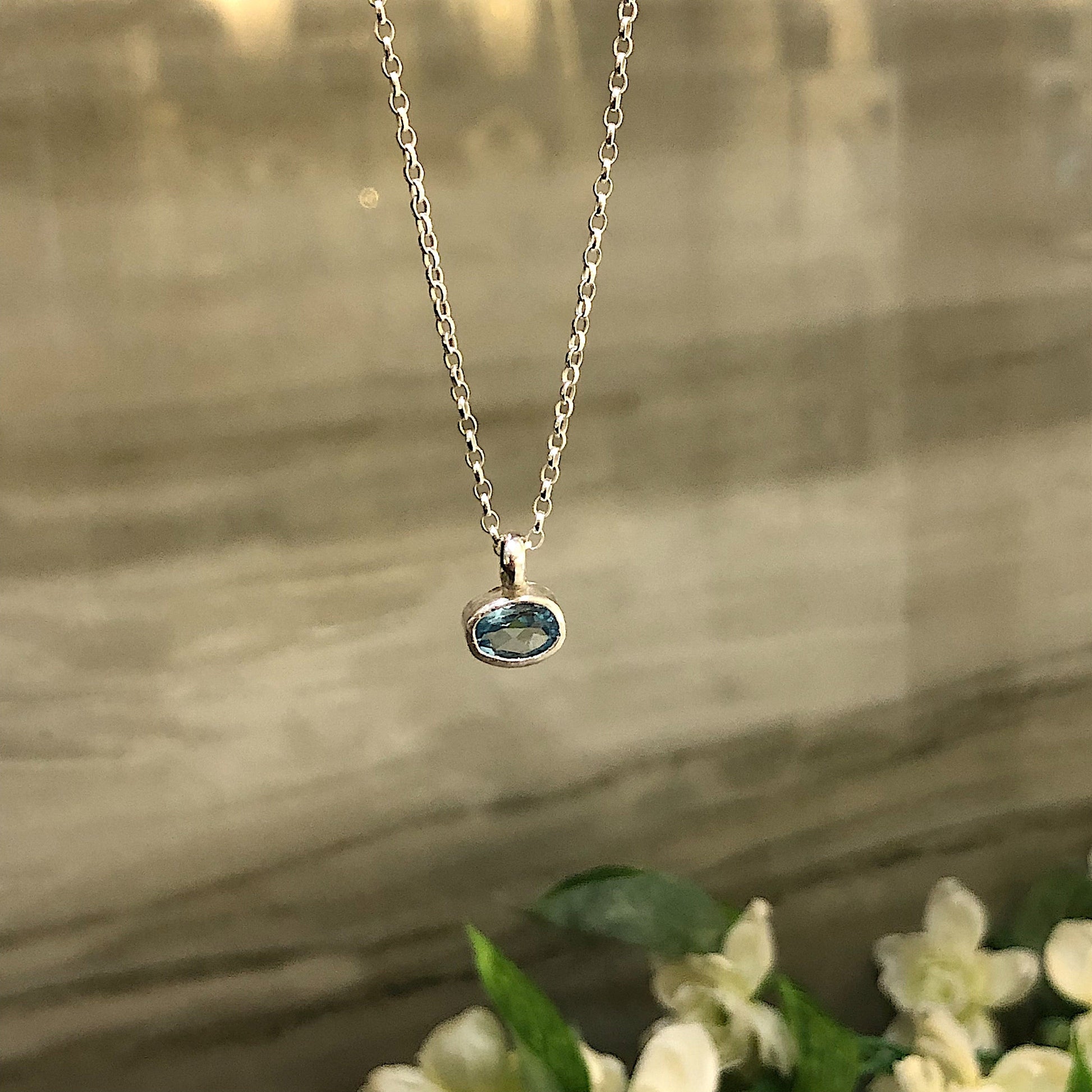 Topaz Sterling Silver Necklace