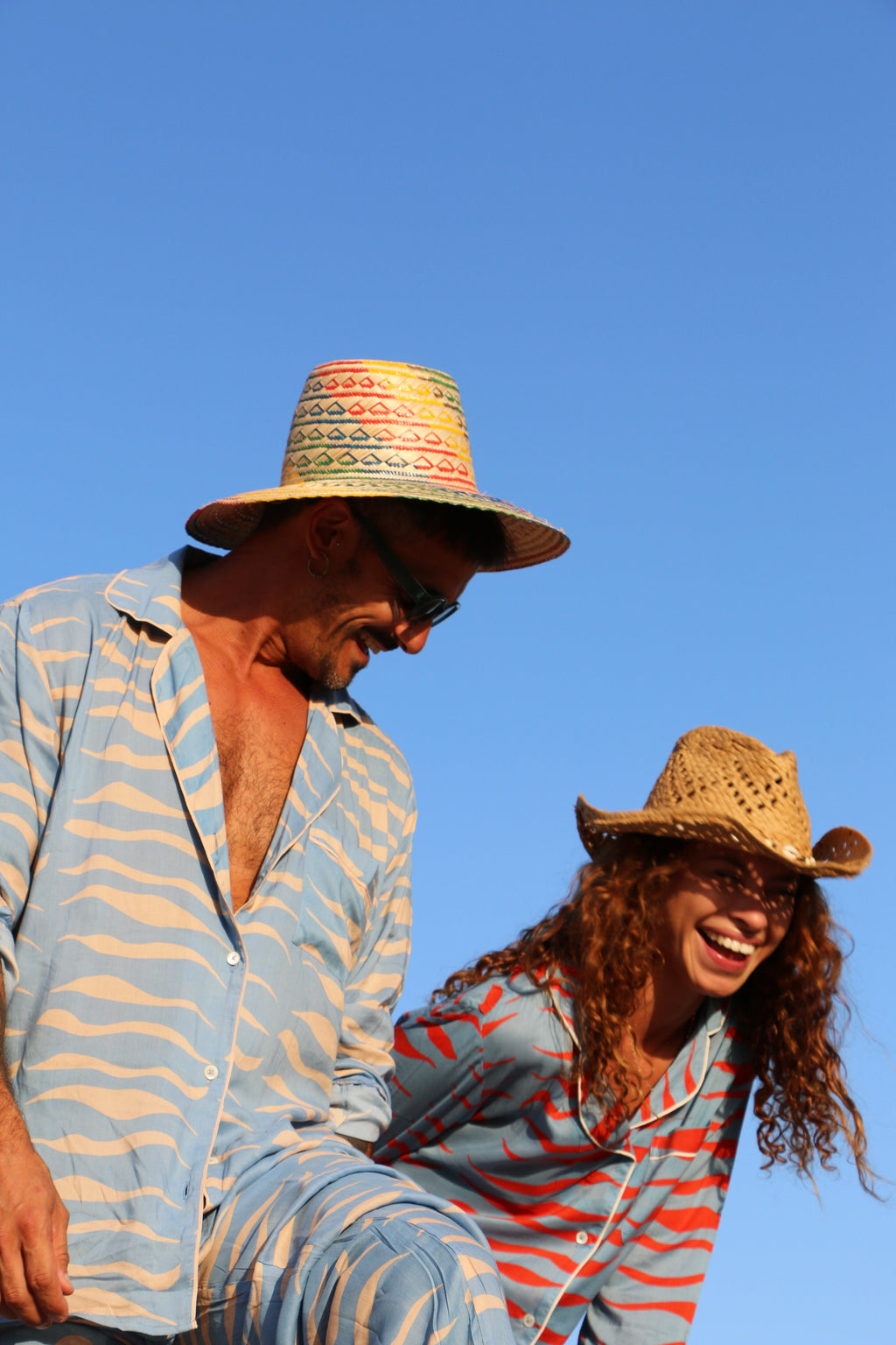 Unisex Ondas Modal Top and Bottom Set Pyjama