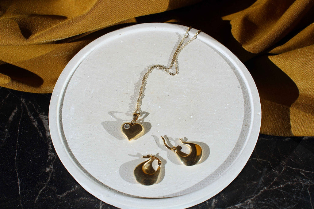 Handmade Concrete Round Item Holder