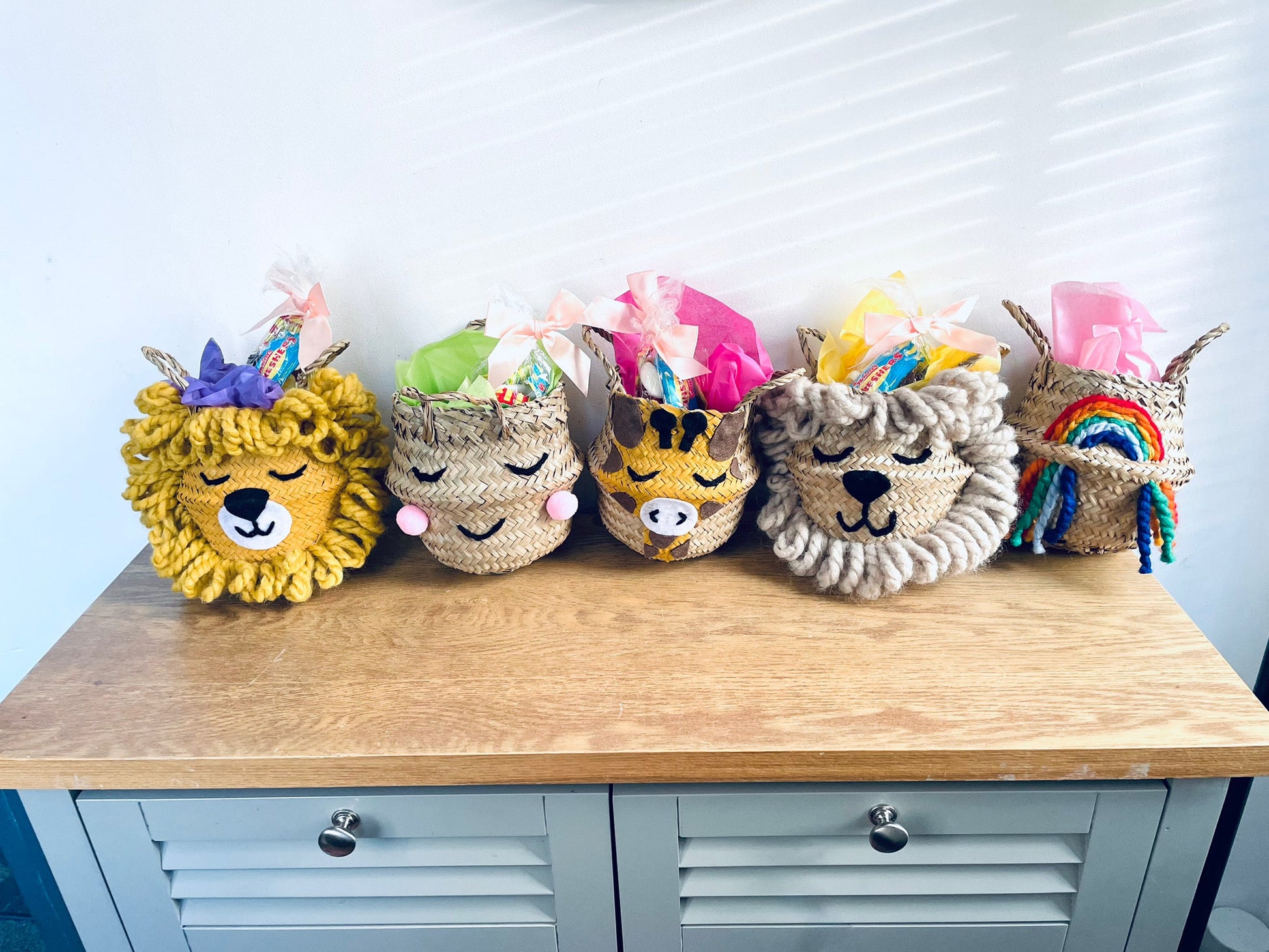Yellow Lion Basket - Mini