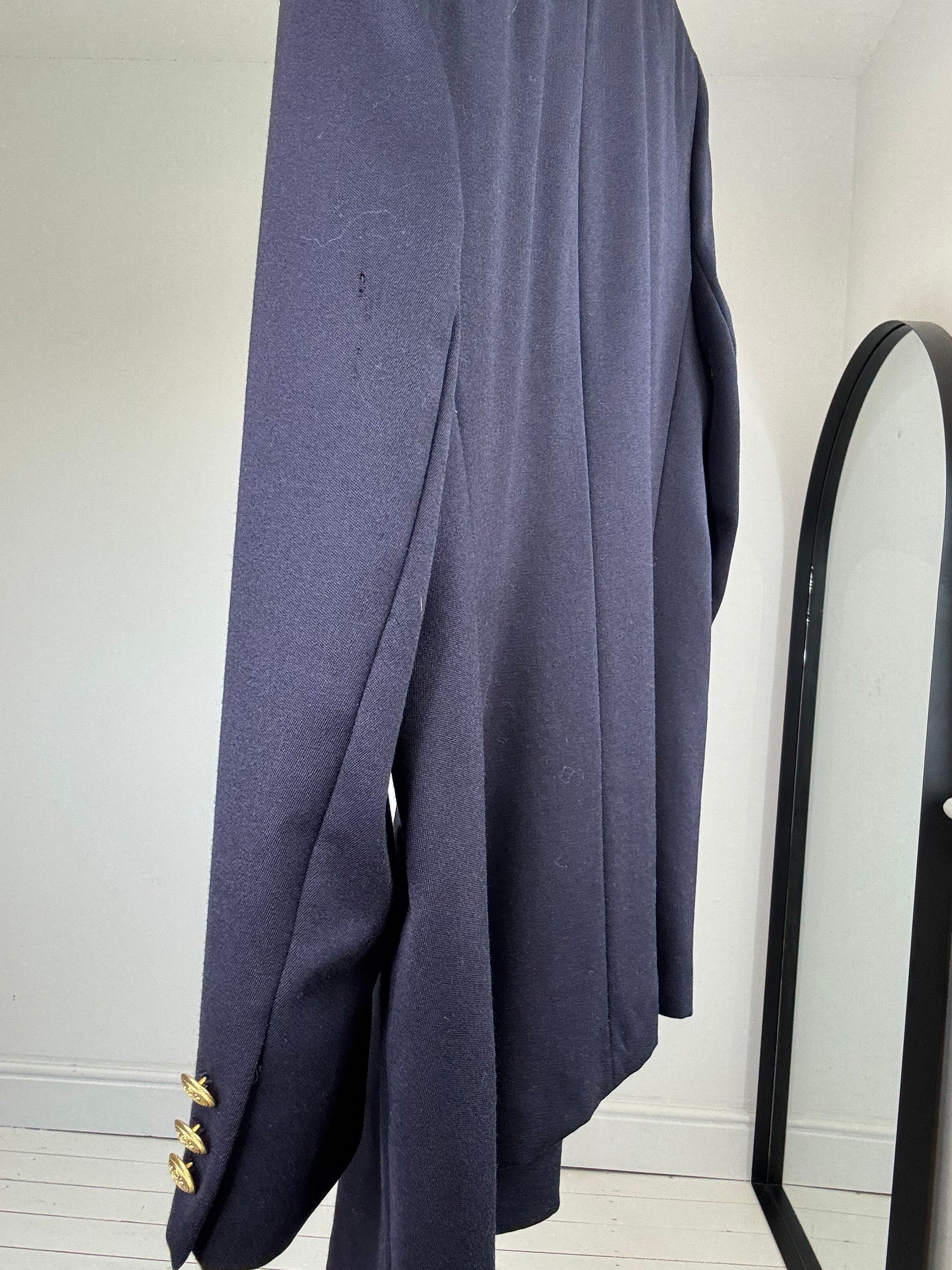 Vintage Pure New Wool Blazer in Gold