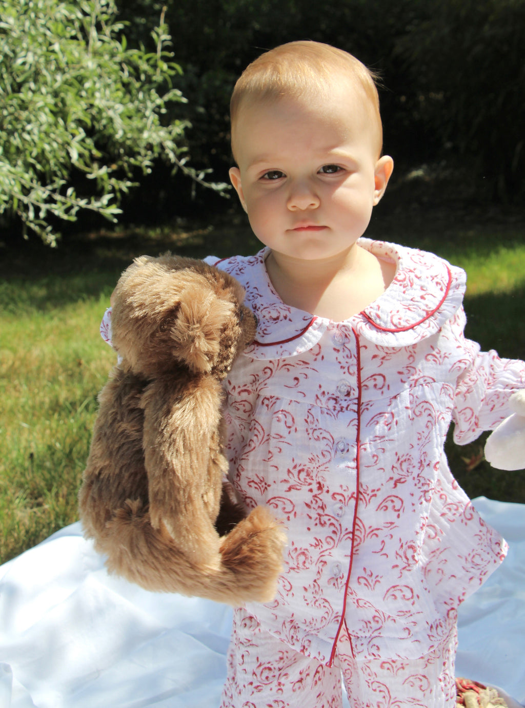 Paisley Organic Muslin Pyjamas for Children