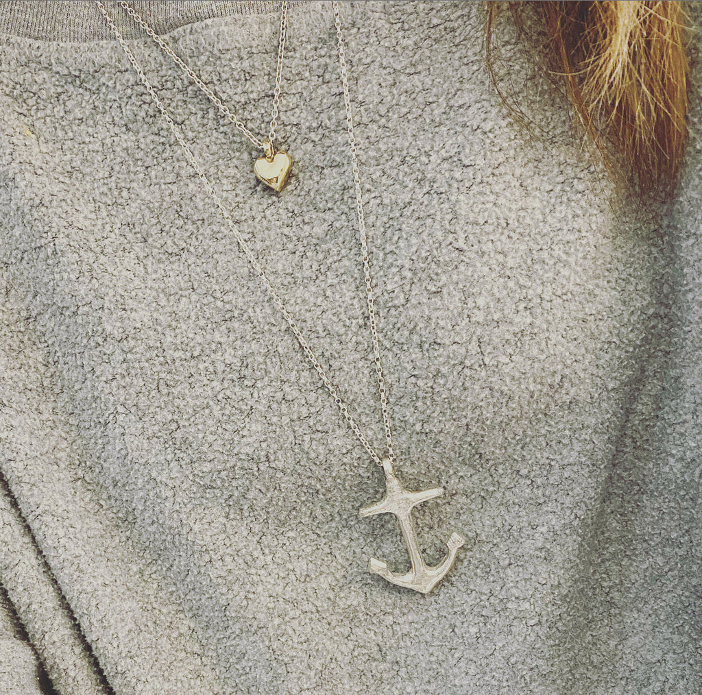 Ultimate Maxi Anchor Necklace in Recycled Sterling Silver