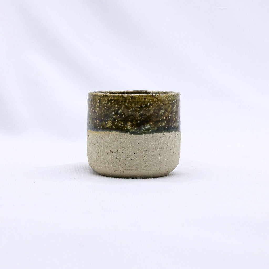 Handmade Ceramic Espresso Mug in Blue Verde