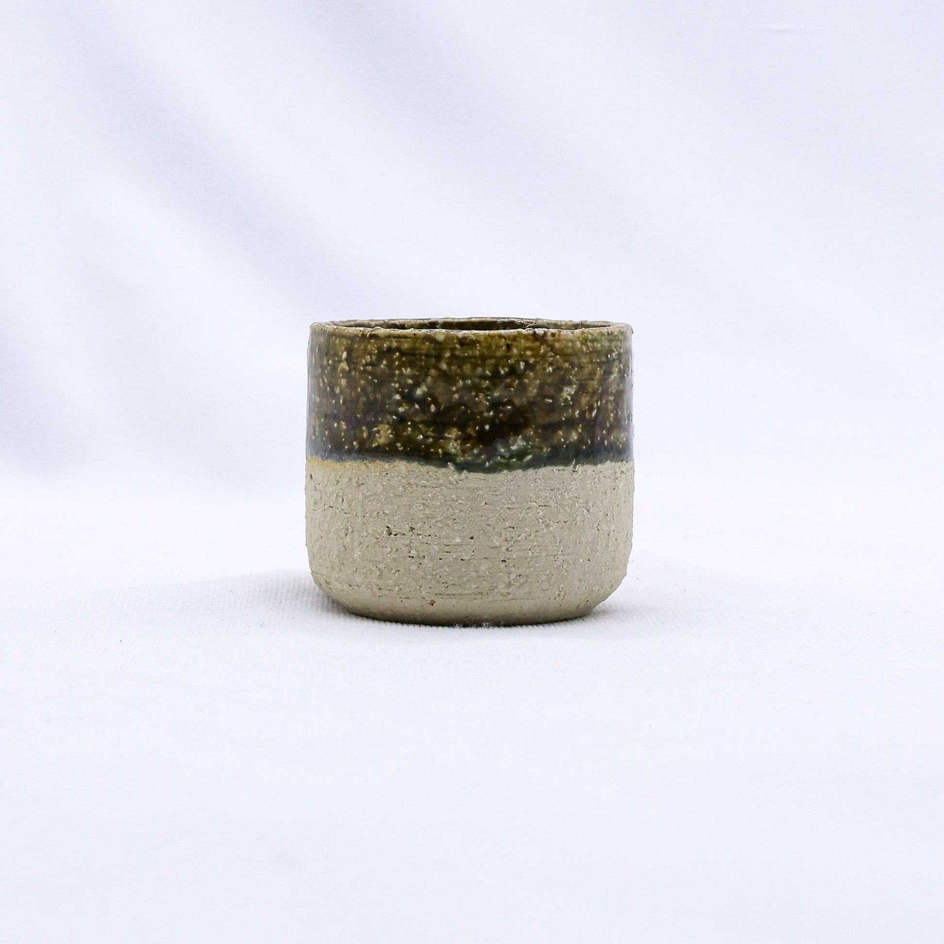 Handmade Ceramic Espresso Mug in Blue Verde