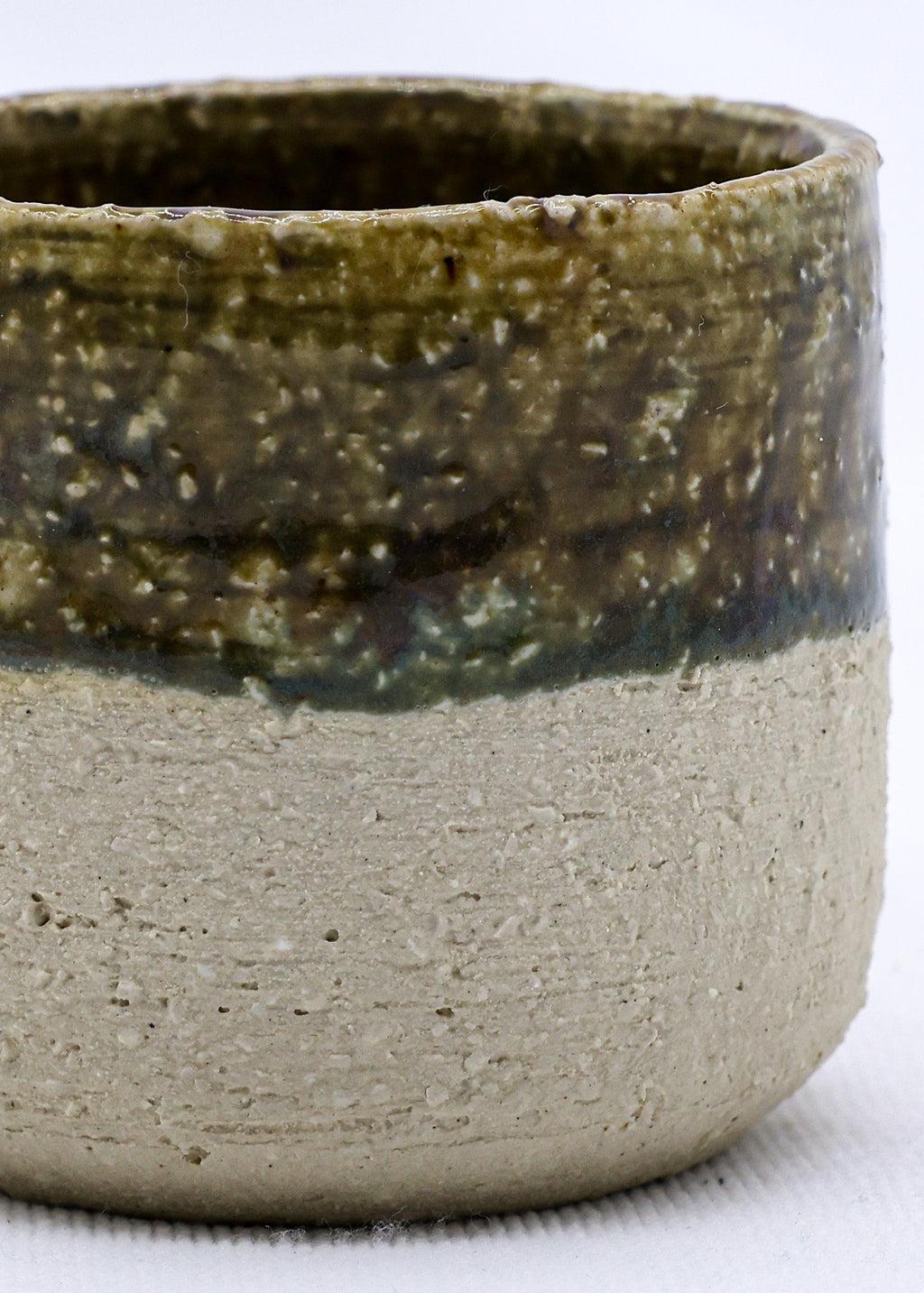 Handmade Ceramic Espresso Mug in Blue Verde