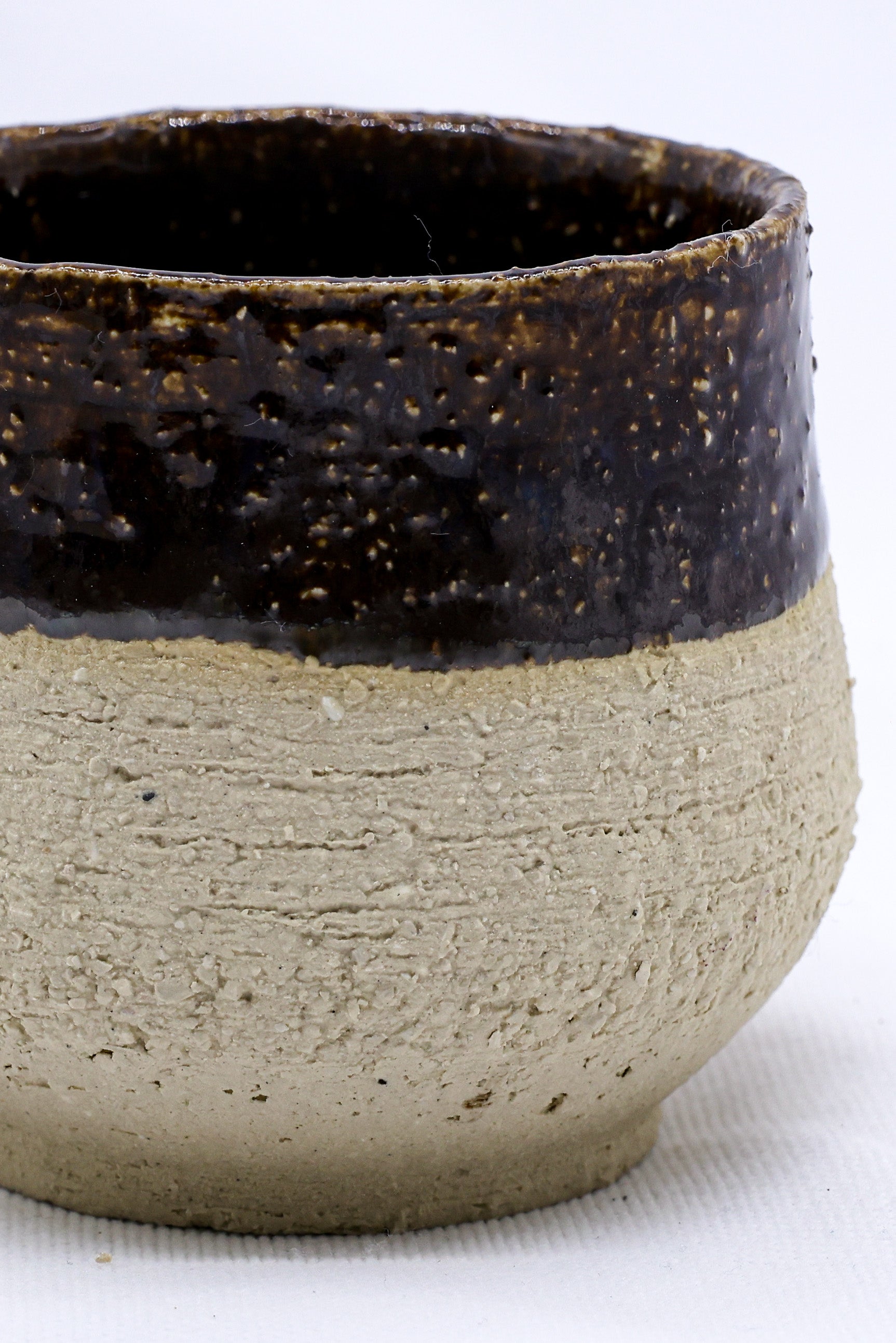 Handmade Ceramic Cappuccino Mug in Milled Stoneware