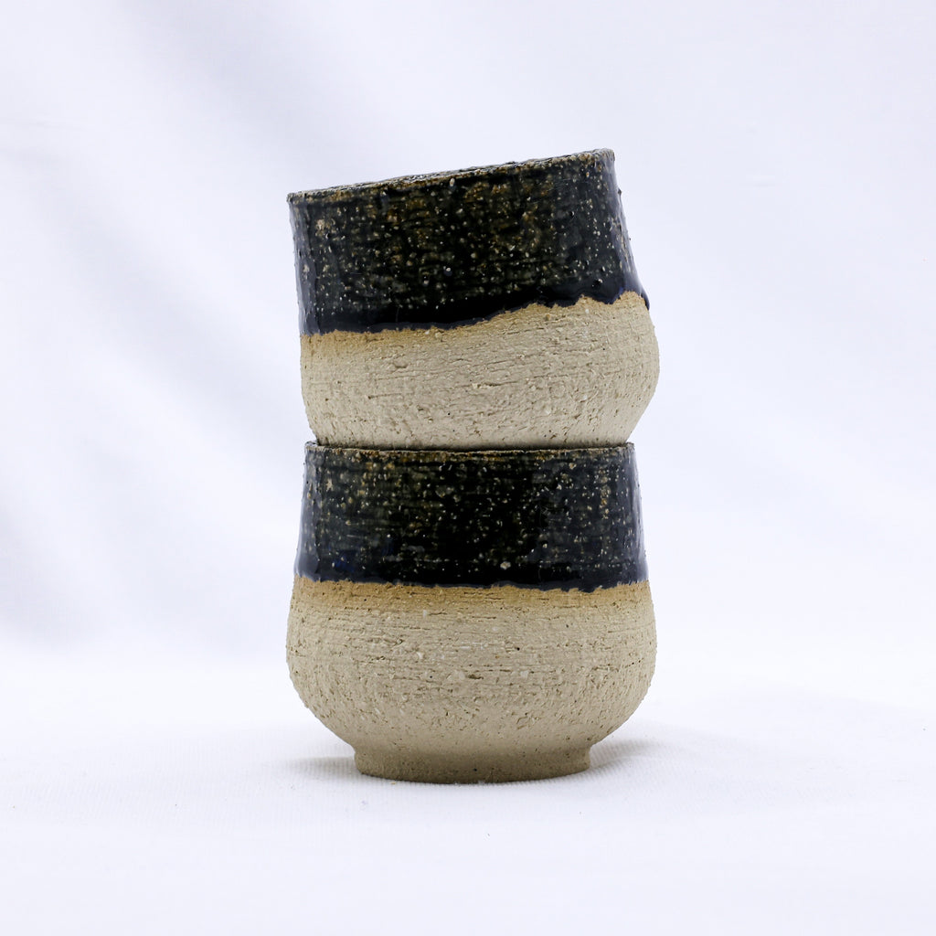 Handmade Ceramic Cappuccino Mug in Milled Stoneware