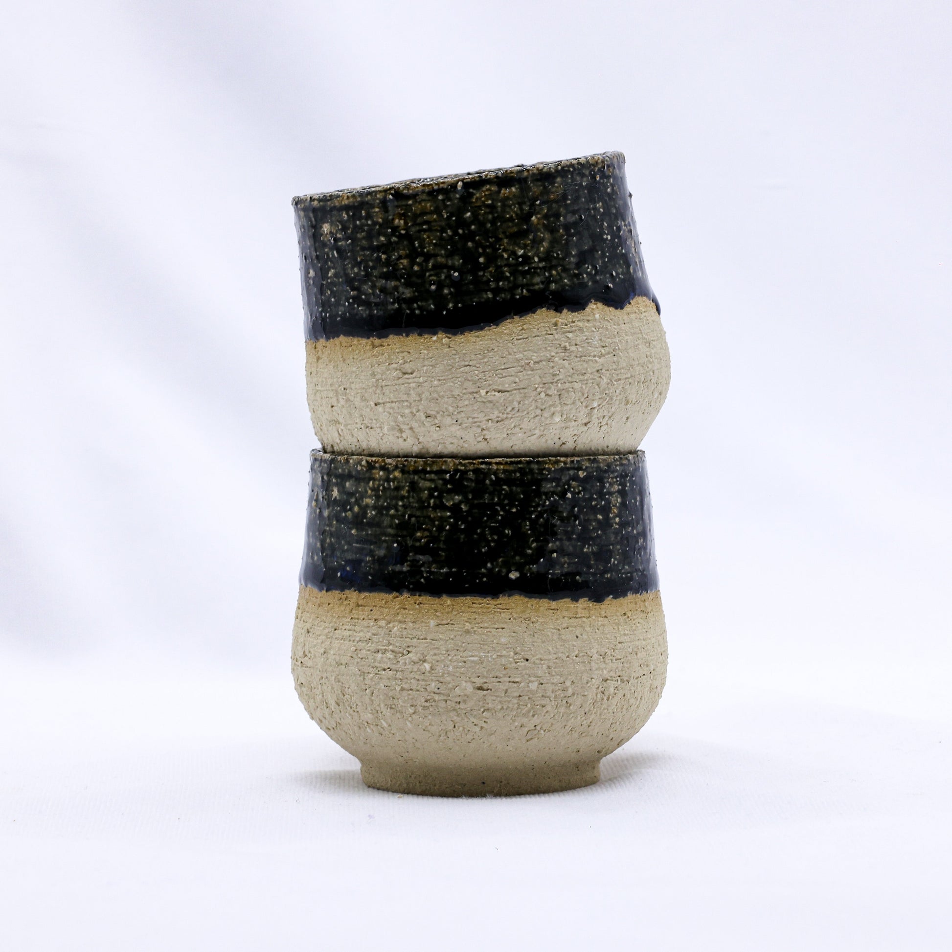 Handmade Ceramic Cappuccino Mug in Milled Stoneware