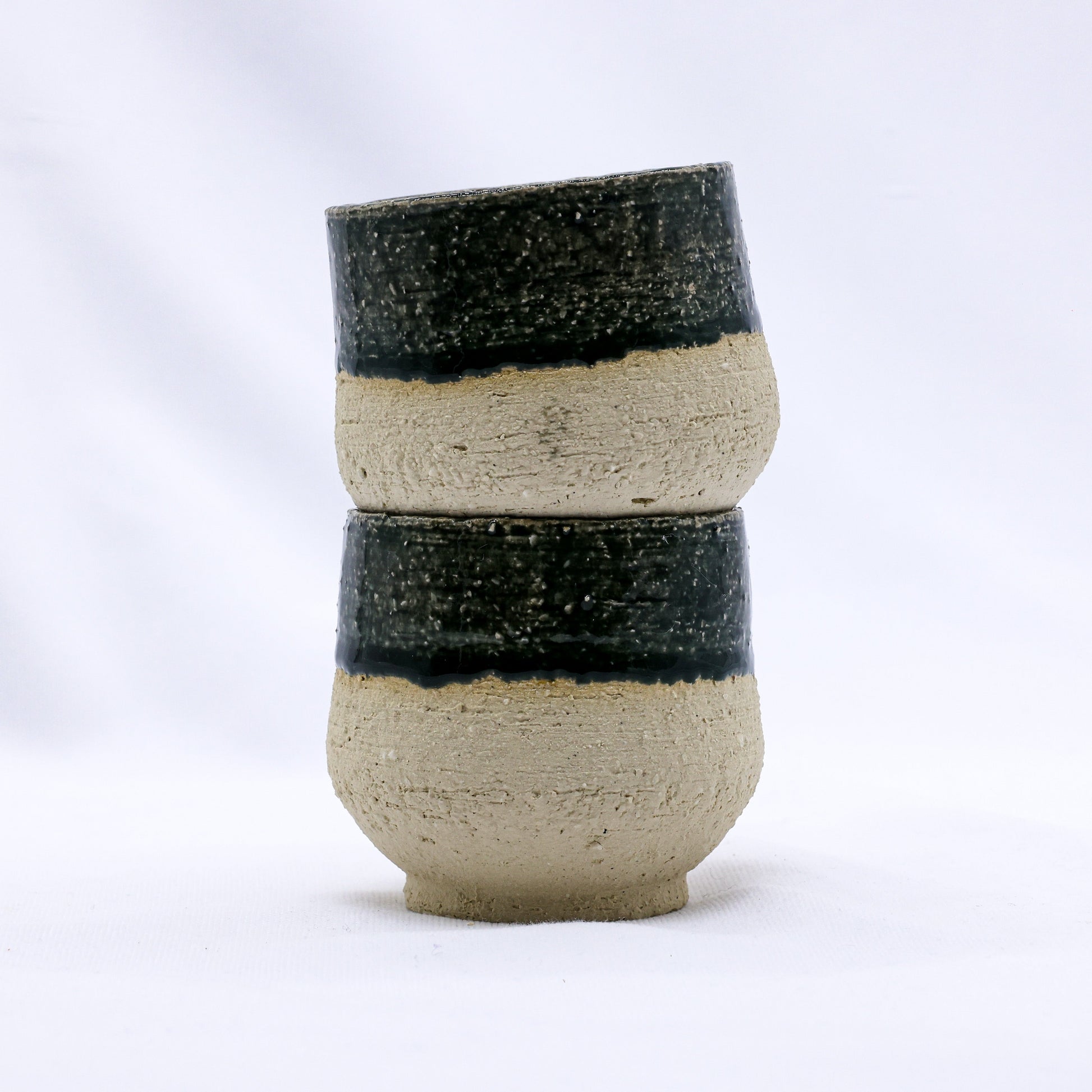 Handmade Ceramic Cappuccino Mug in Milled Stoneware