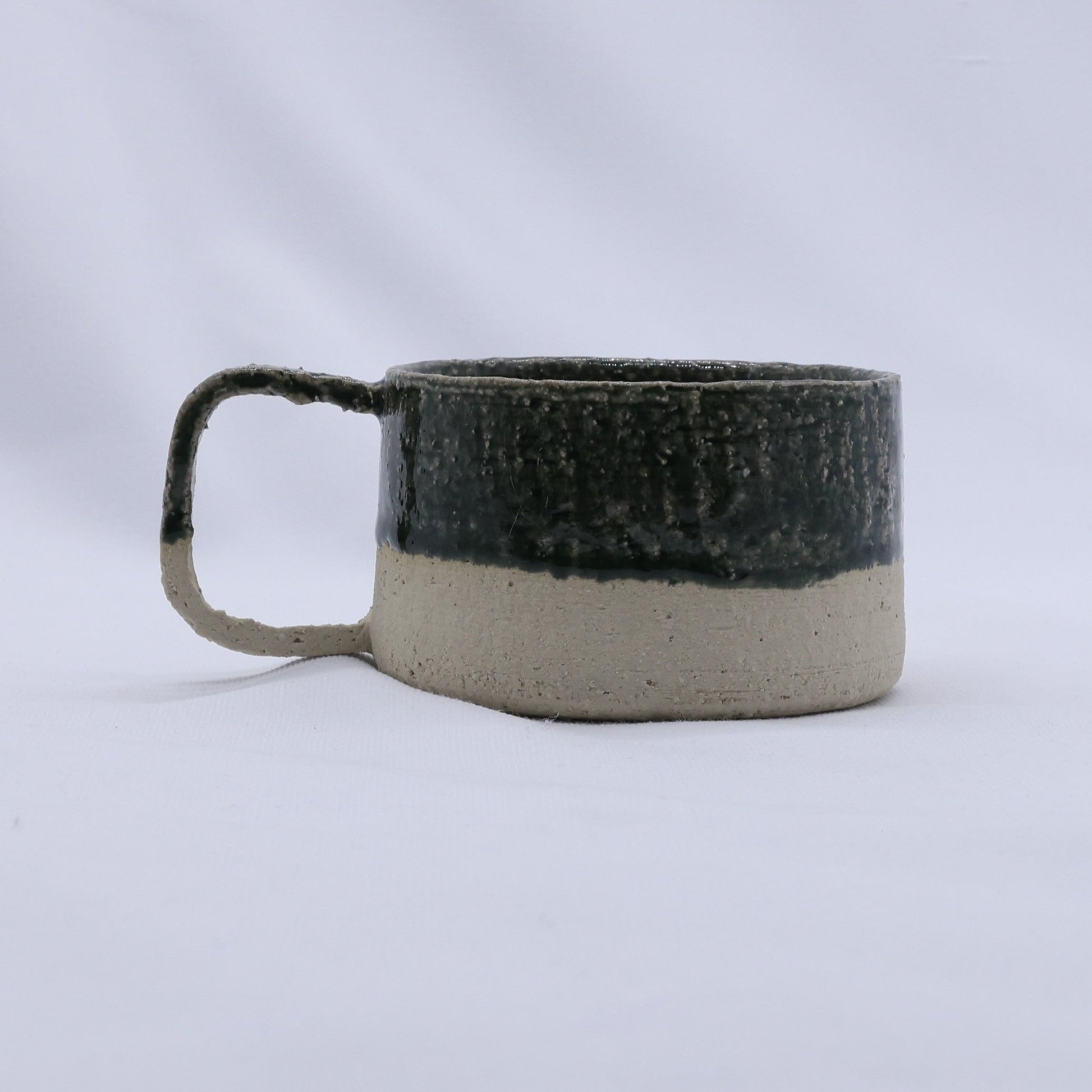 Grande Handmade Milled Stoneware Mug
