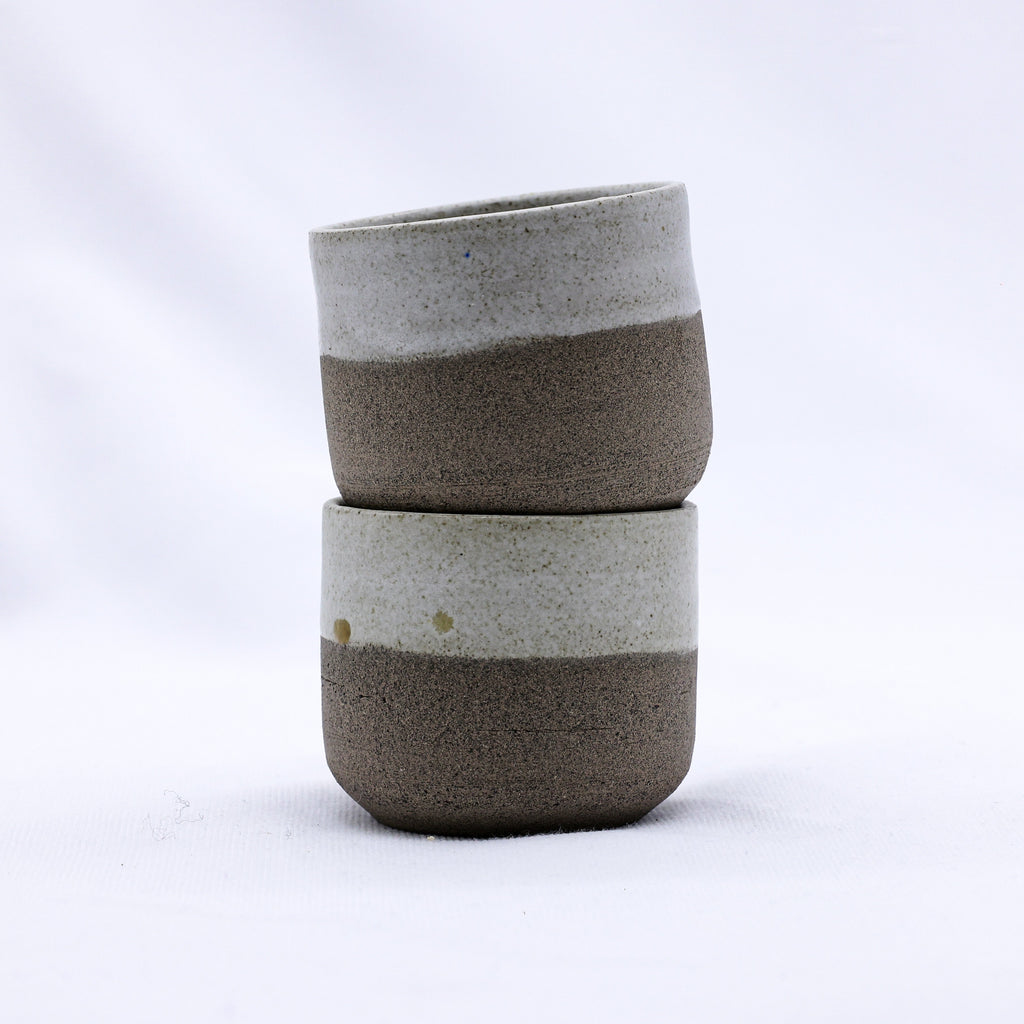 Handmade Ceramic Stoneware Espresso Mug in White