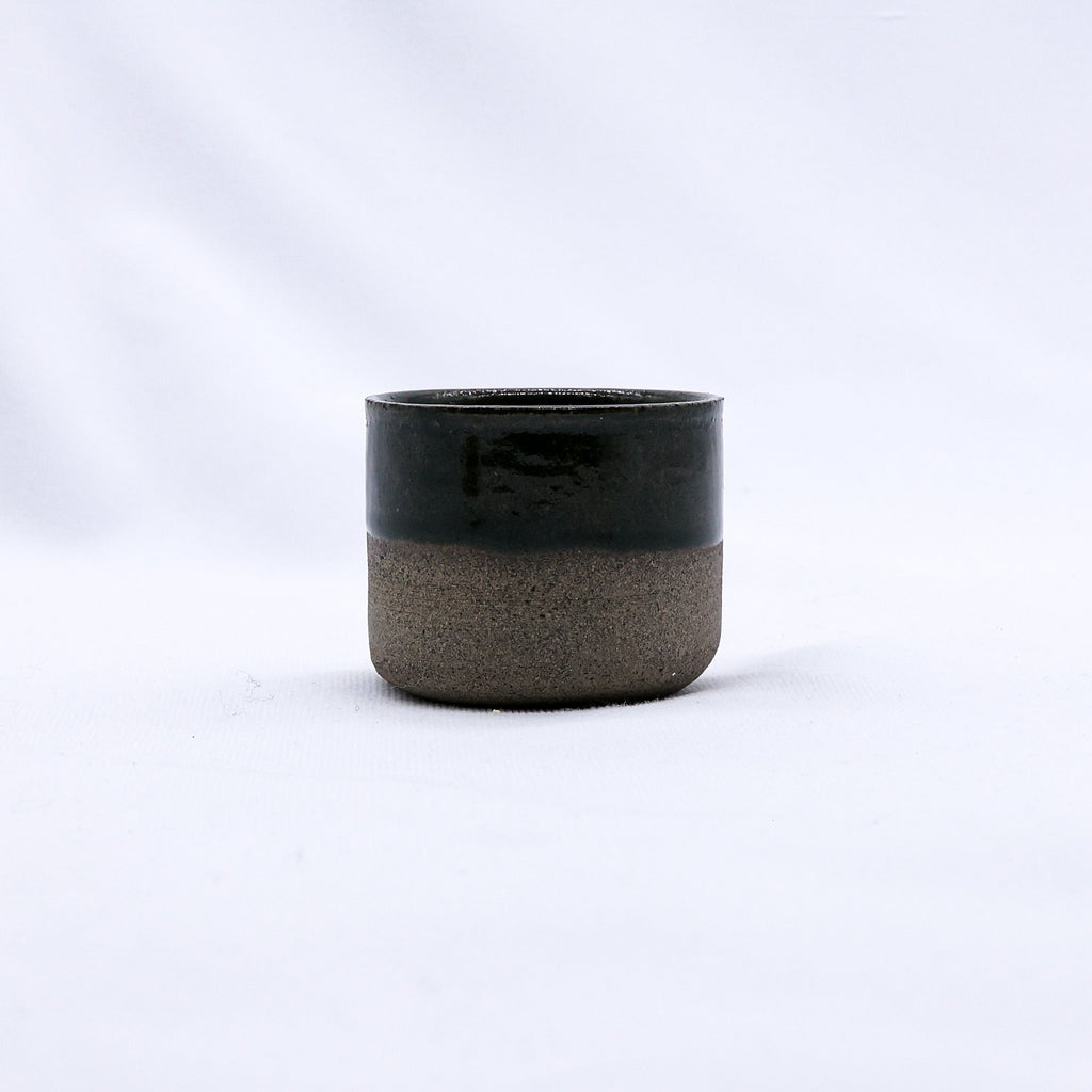 Green Piccolo Smoked Grey Handmade Ceramic Espresso Mug