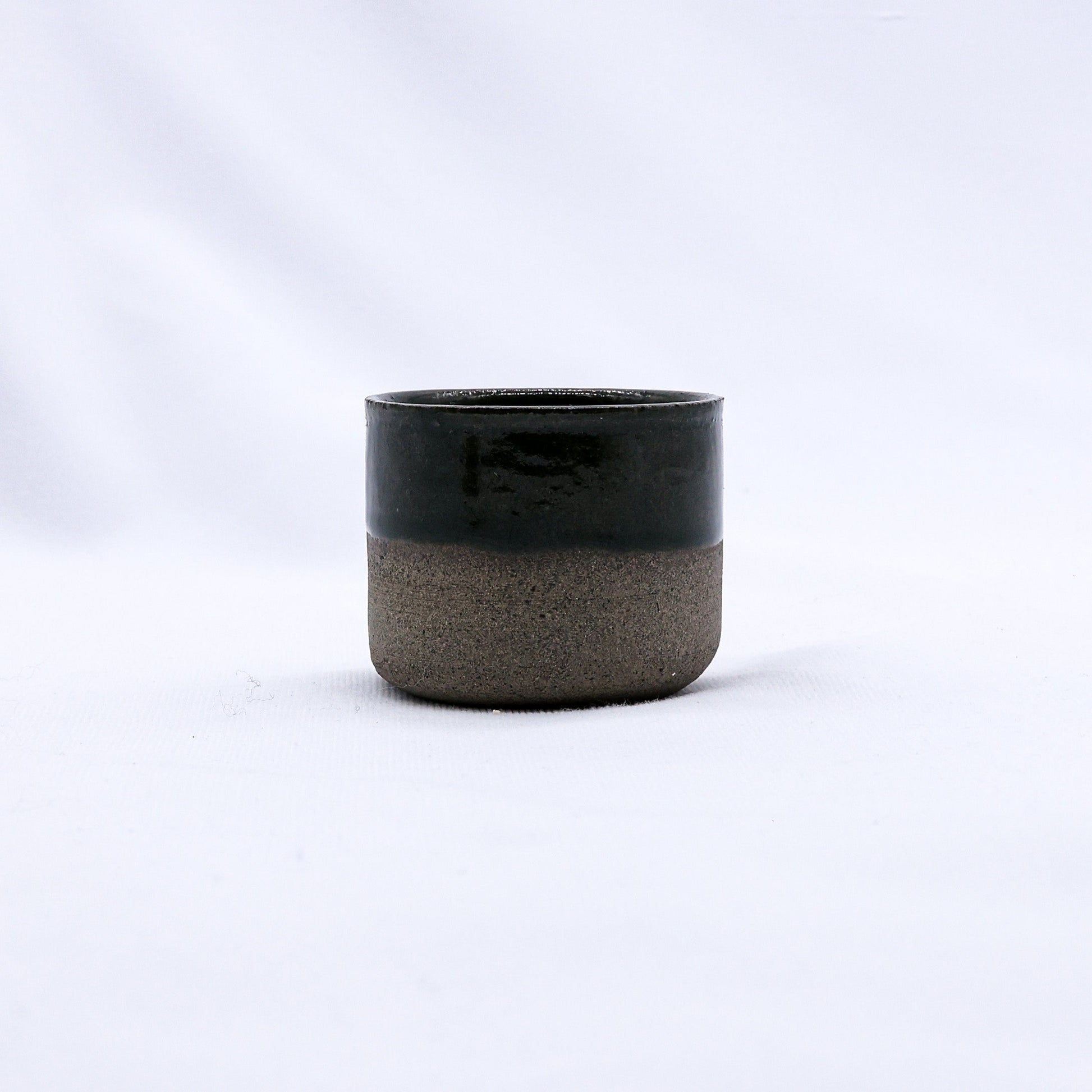 Green Piccolo Smoked Grey Handmade Ceramic Espresso Mug