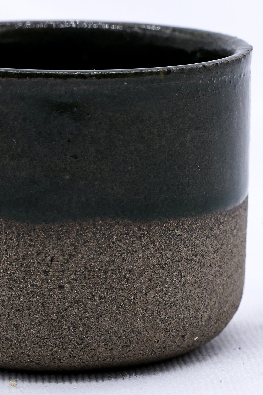 Green Piccolo Smoked Grey Handmade Ceramic Espresso Mug