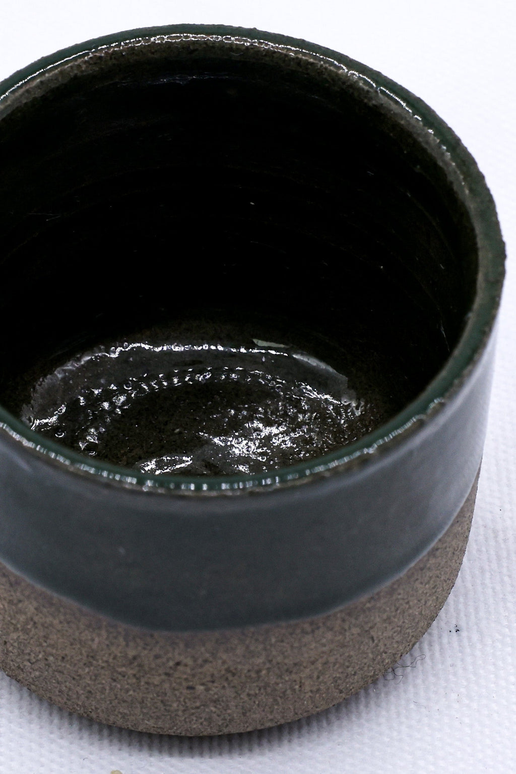 Green Piccolo Smoked Grey Handmade Ceramic Espresso Mug