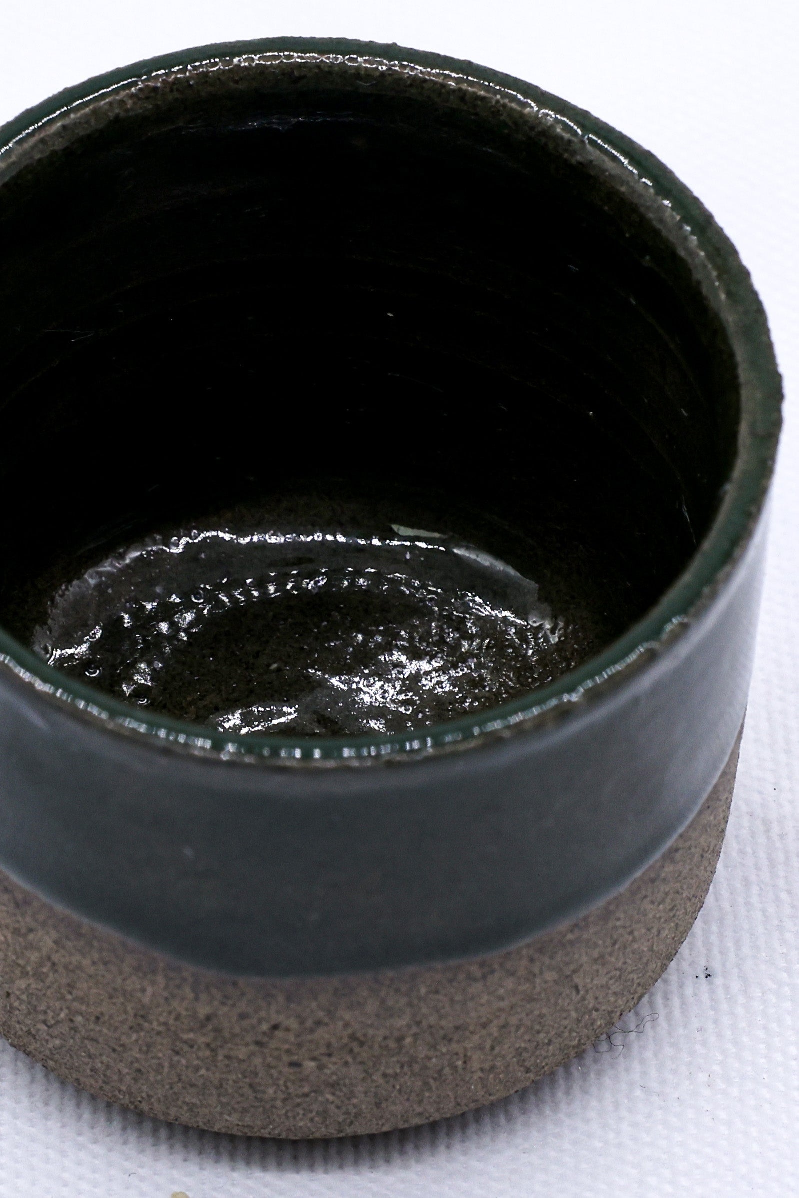 Green Piccolo Smoked Grey Handmade Ceramic Espresso Mug