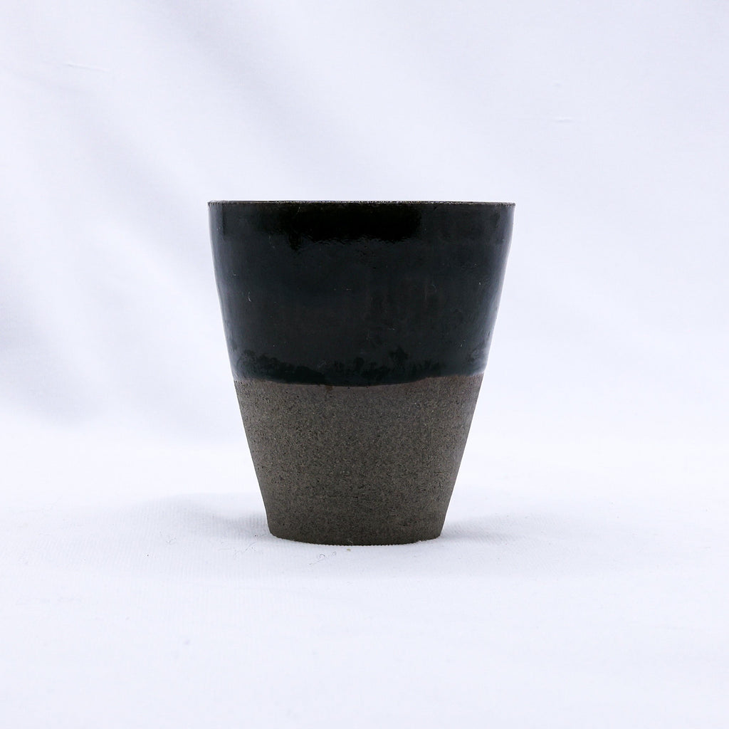 Smoked Grey Handmade Ceramic Tall Cup