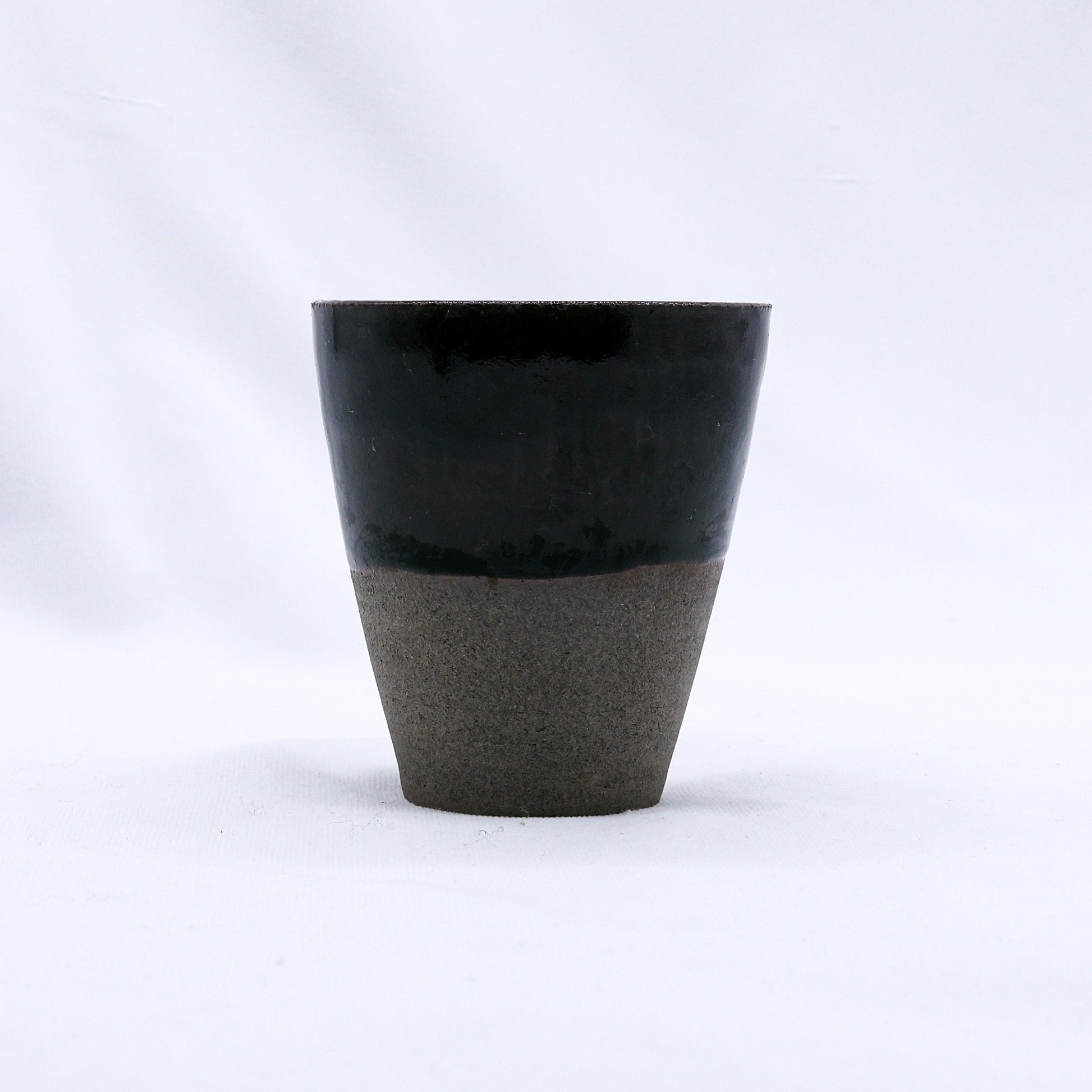 Smoked Grey Handmade Ceramic Tall Cup