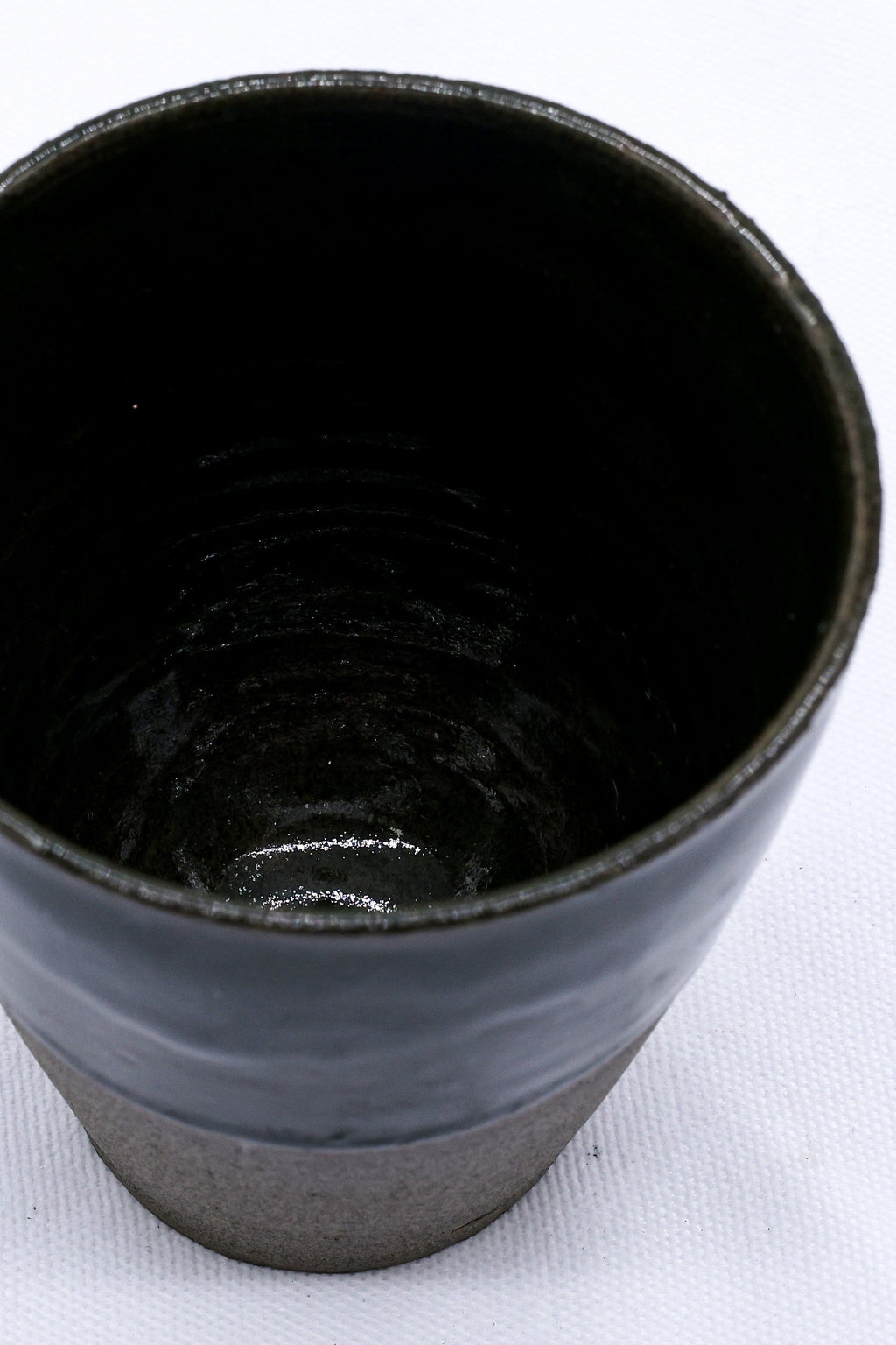 Smoked Grey Handmade Ceramic Tall Cup