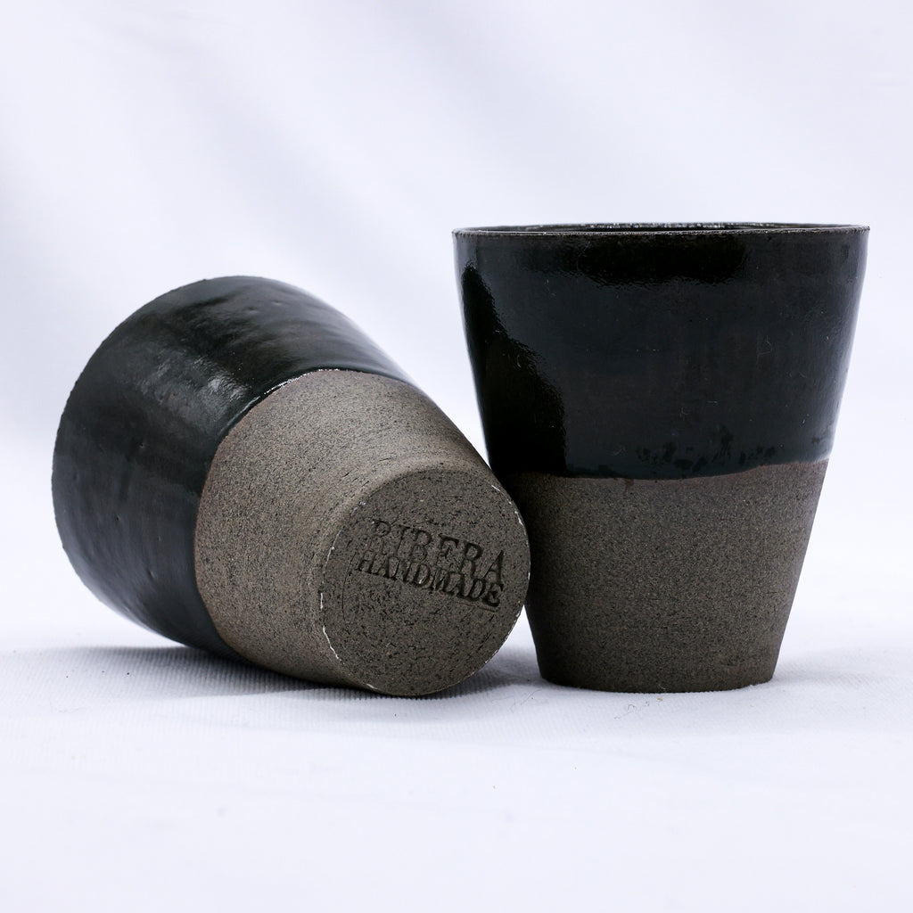 Smoked Grey Handmade Ceramic Tall Cup
