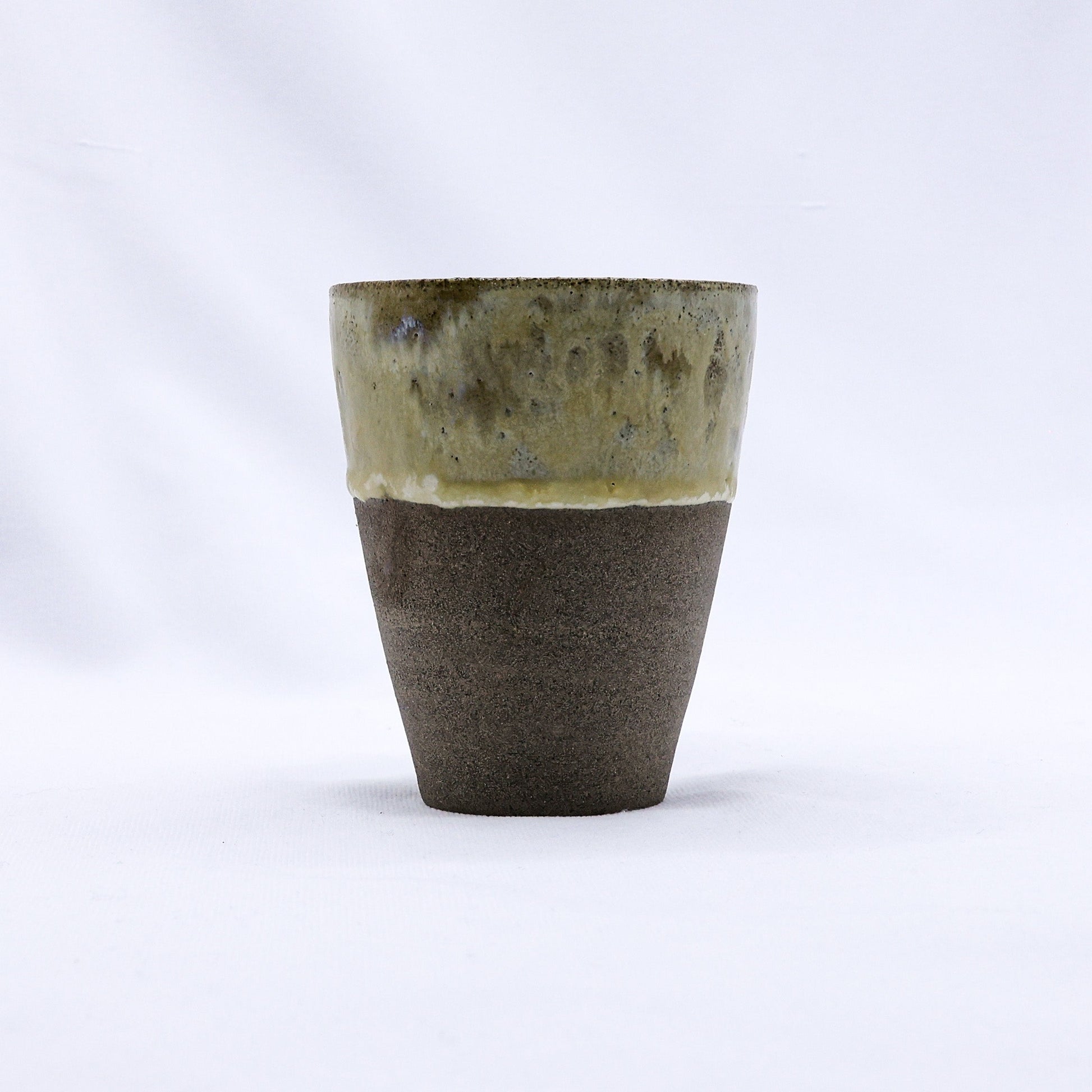 Smoked Grey Handmade Ceramic Tall Cup