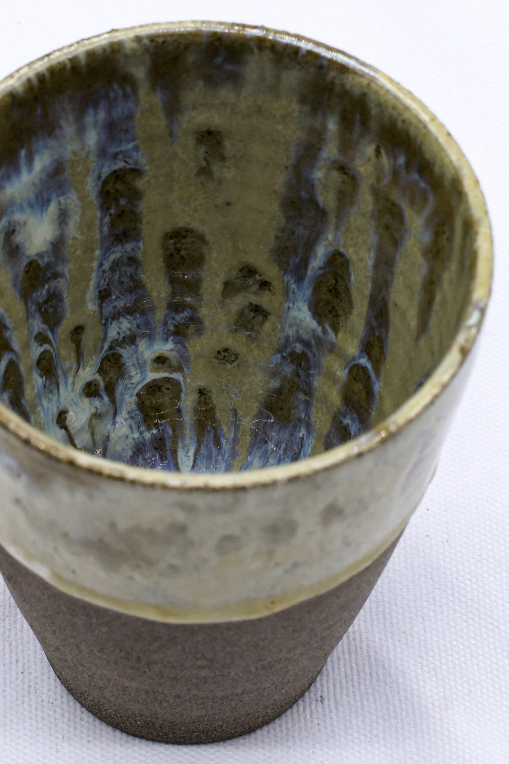 Smoked Grey Handmade Ceramic Tall Cup