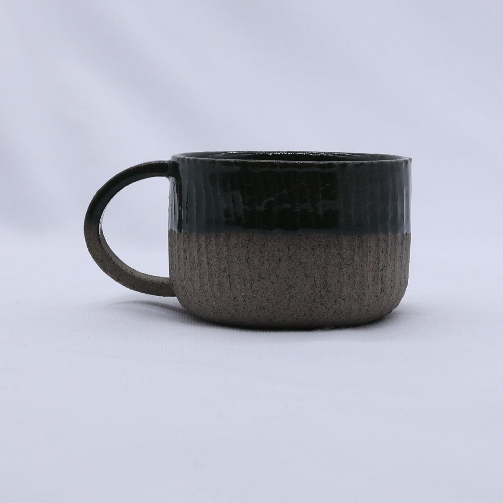 Handmade Ceramic Smoked Grey Stoneware Mug