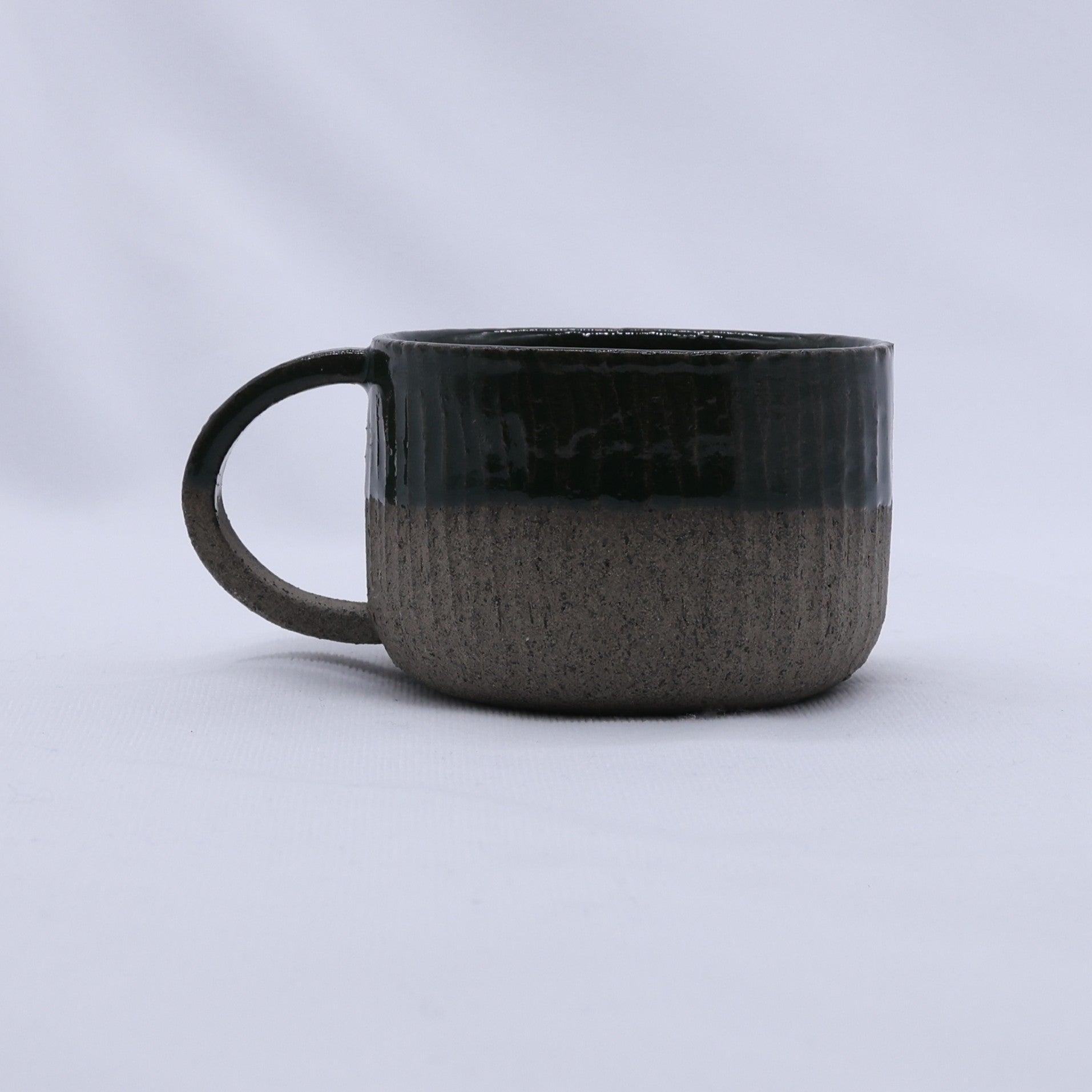 Handmade Ceramic Smoked Grey Stoneware Mug
