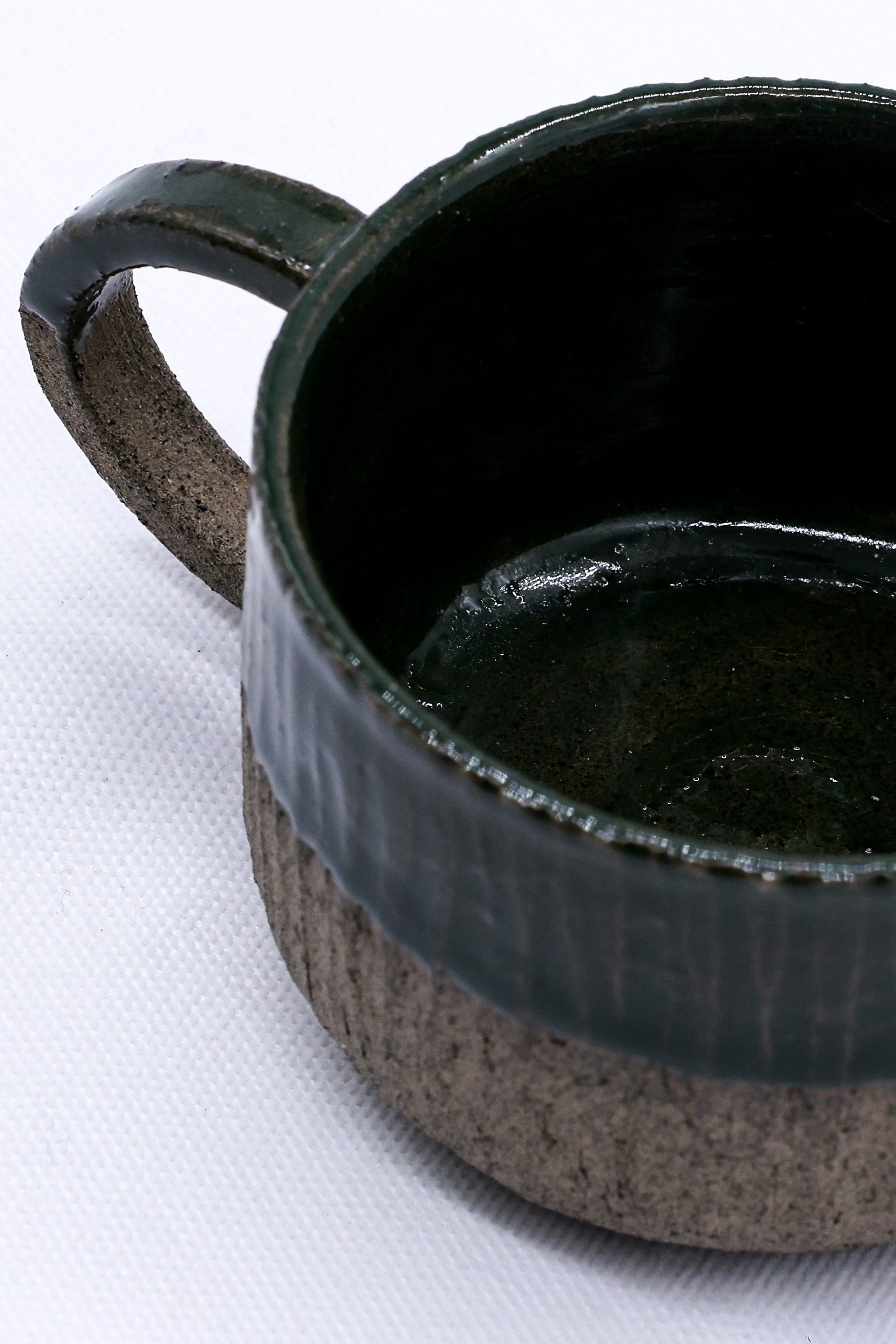 Handmade Ceramic Smoked Grey Stoneware Mug