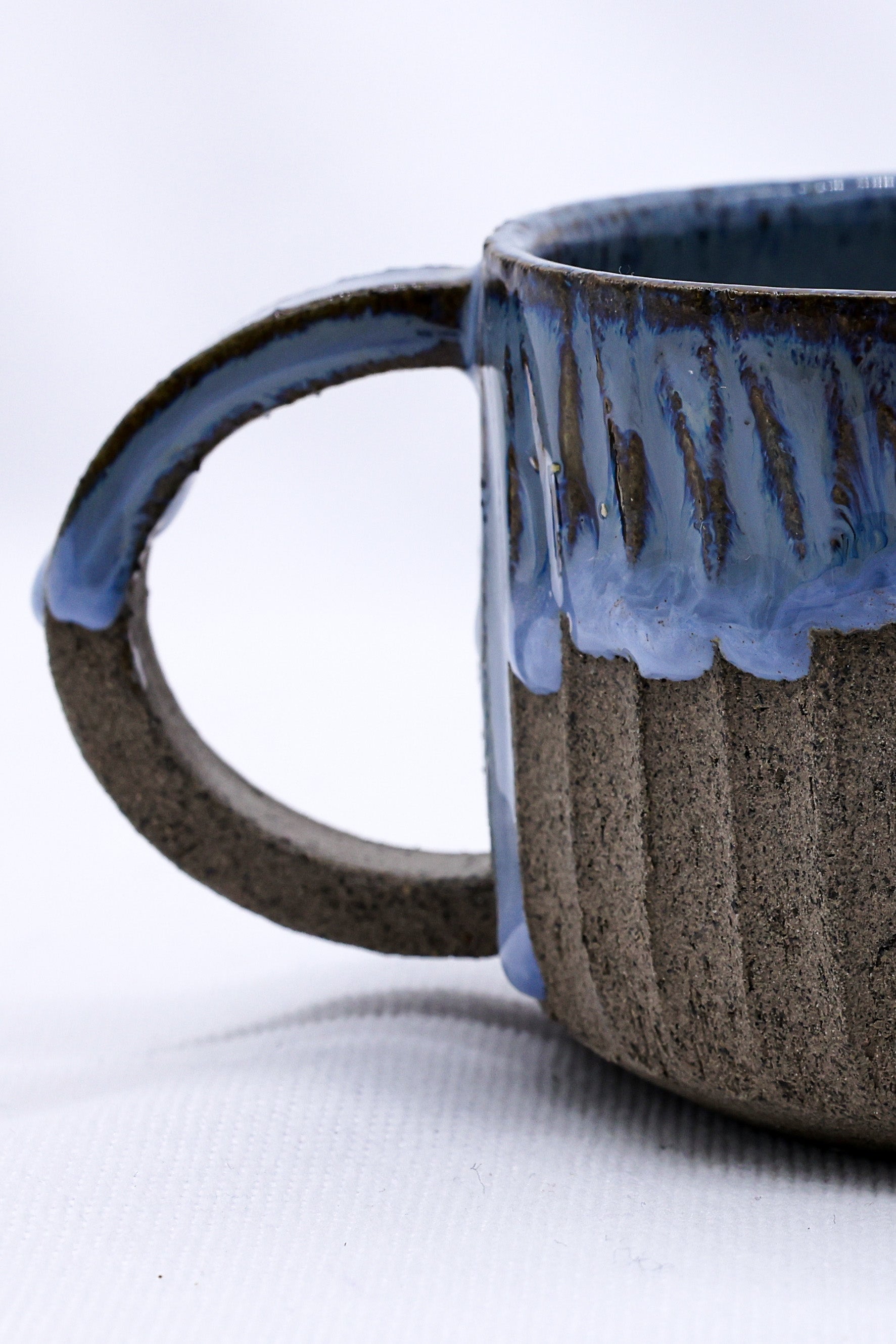 Handmade Ceramic Smoked Grey Stoneware Mug