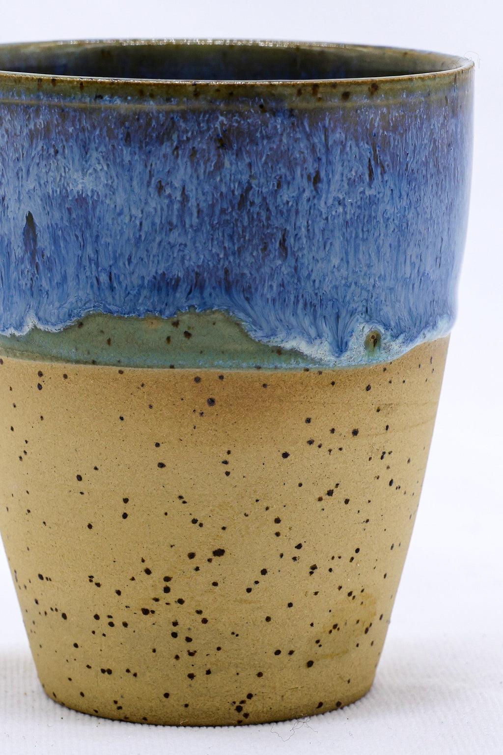 Quadra Stoneware Ceramic Mug in Blue Verde