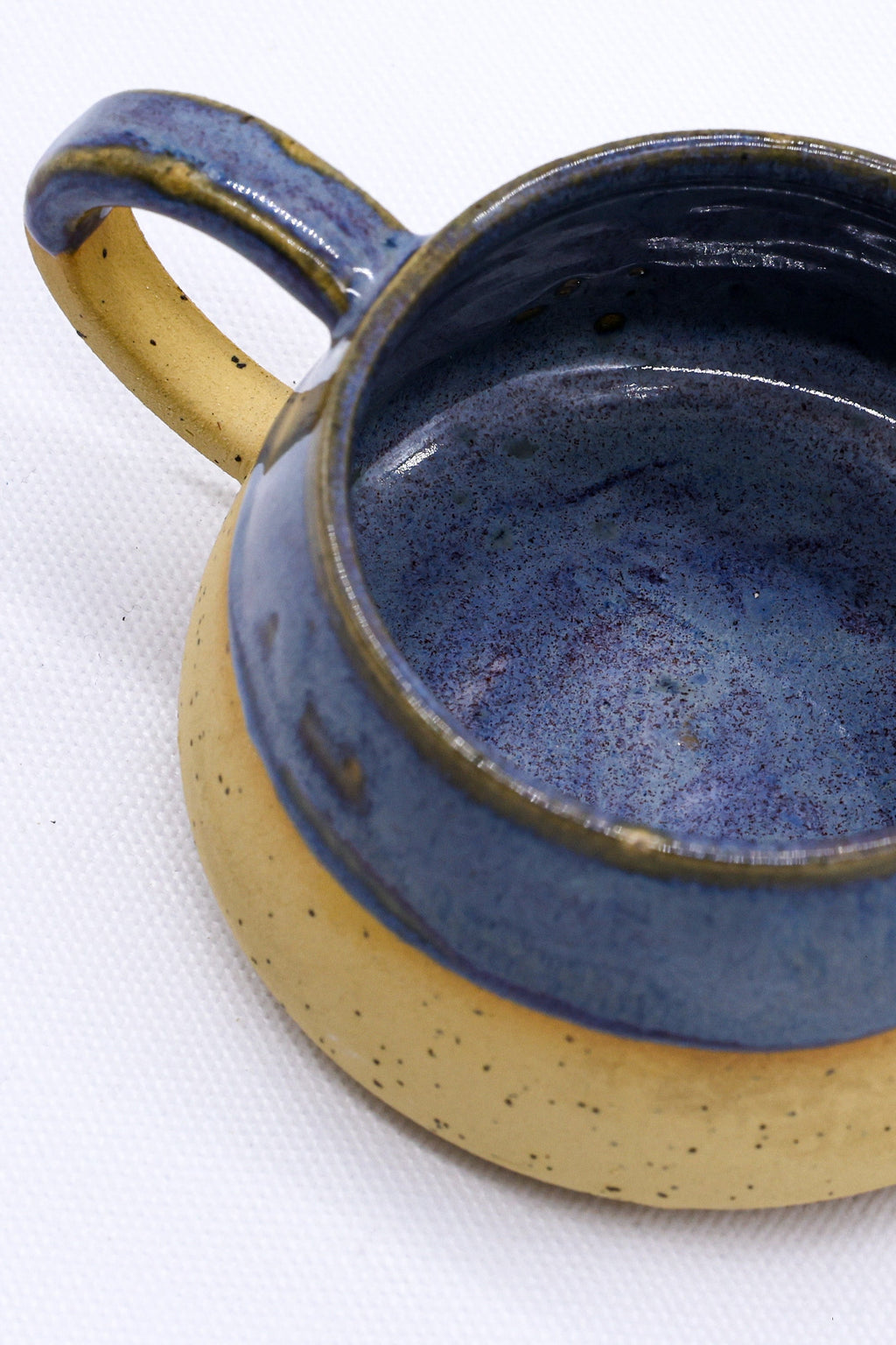 Handmade Stoneware Ceramic Mug in Blue Verde