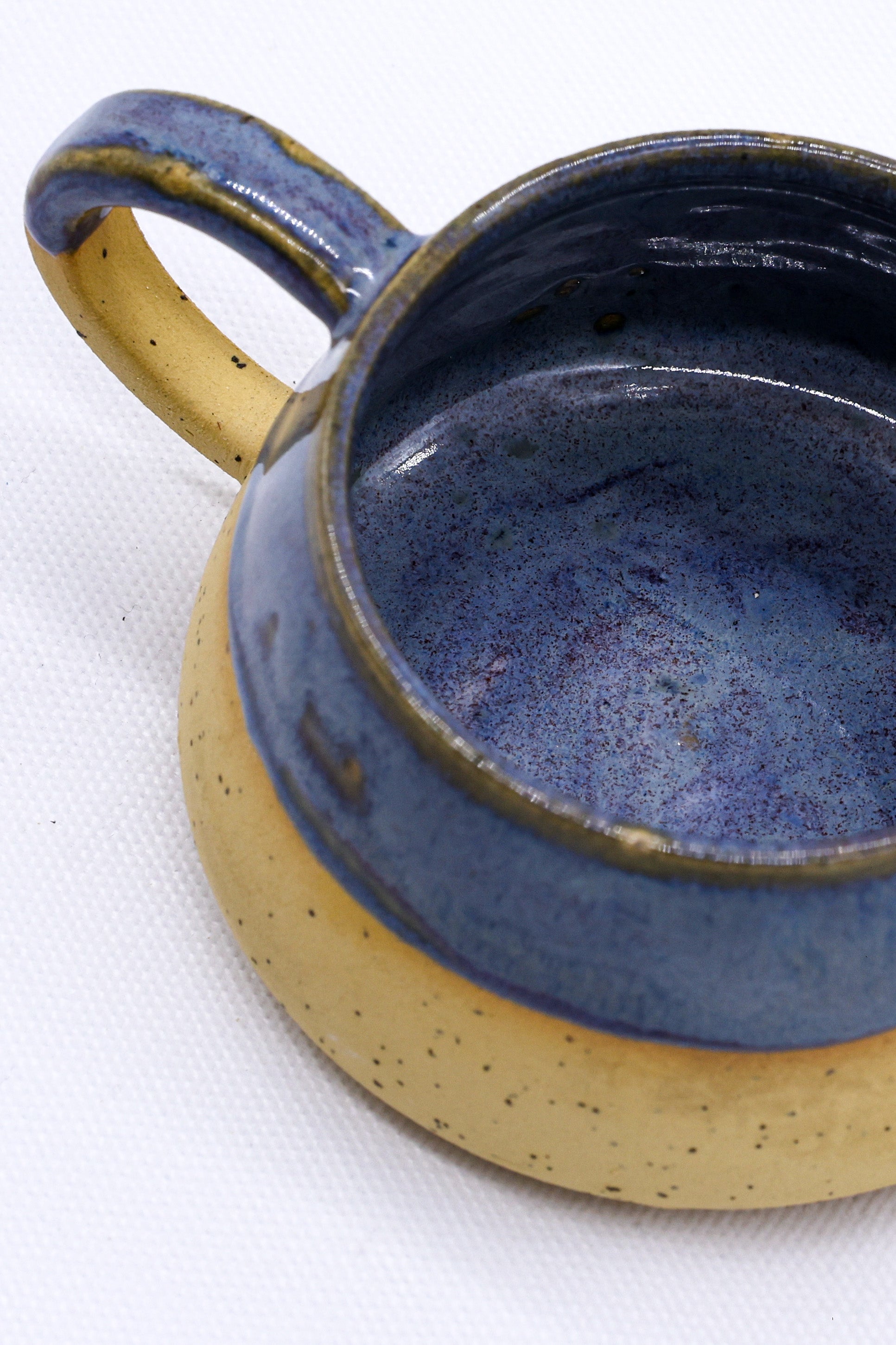 Handmade Stoneware Ceramic Mug in Blue Verde