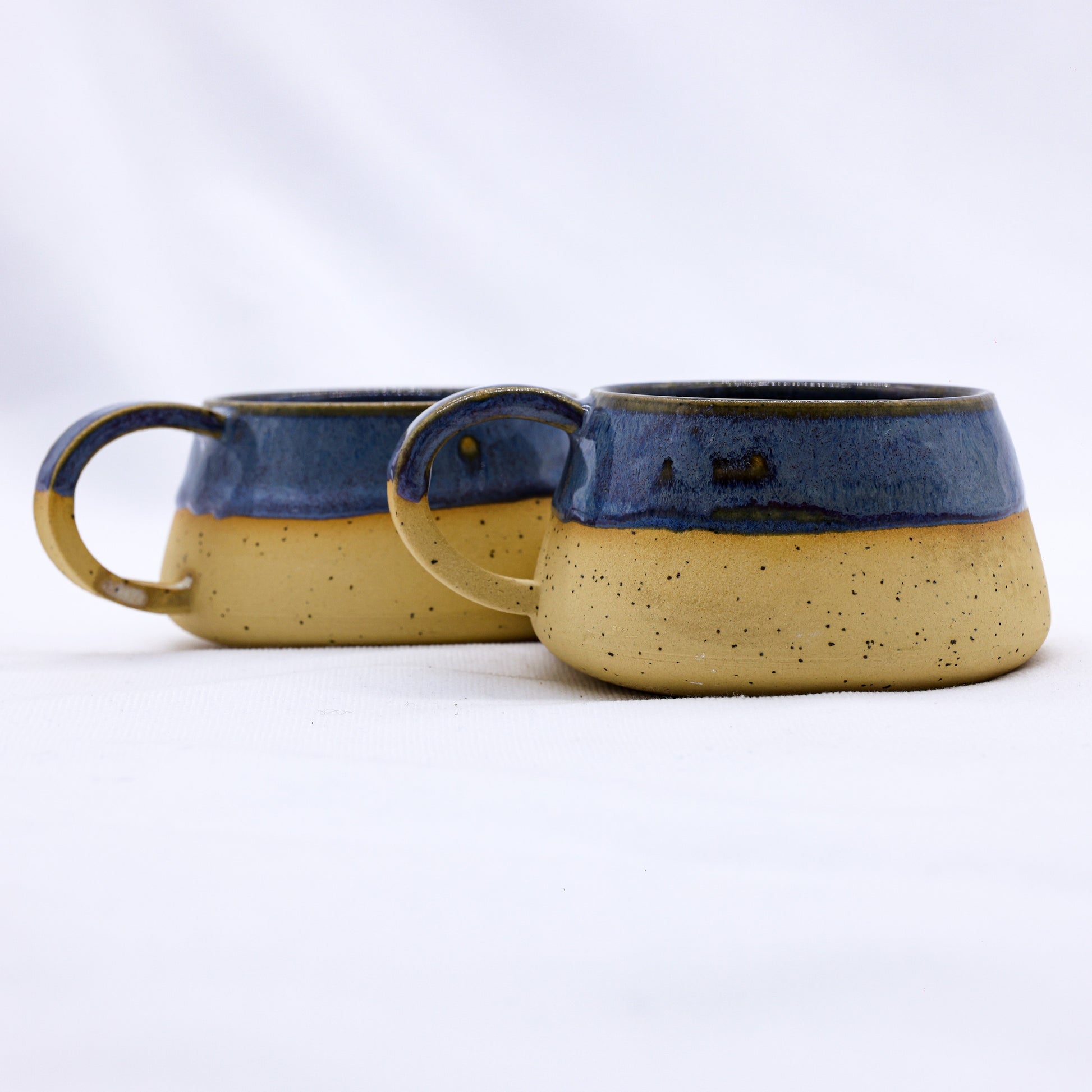 Handmade Stoneware Ceramic Mug in Blue Verde