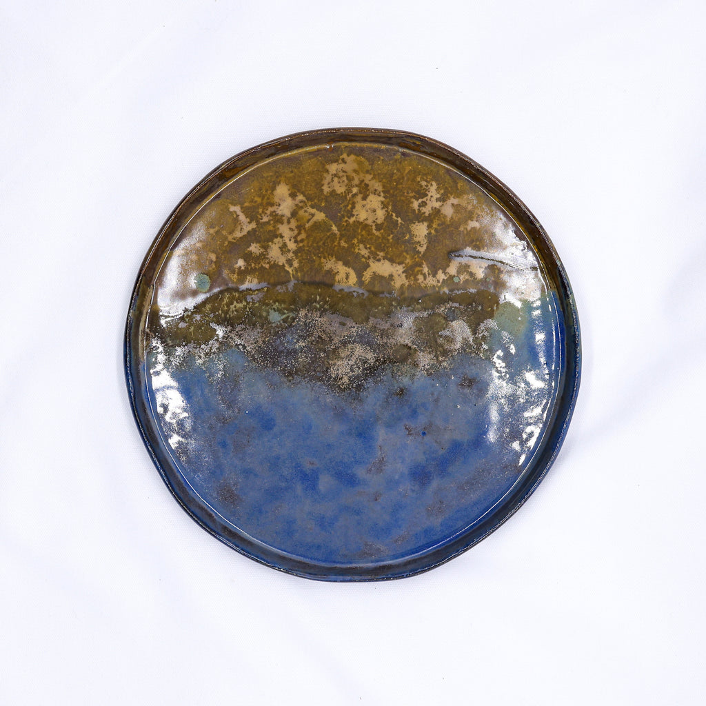 27cm Oceanis Smoked Grey Large Stoneware Dinner Plate