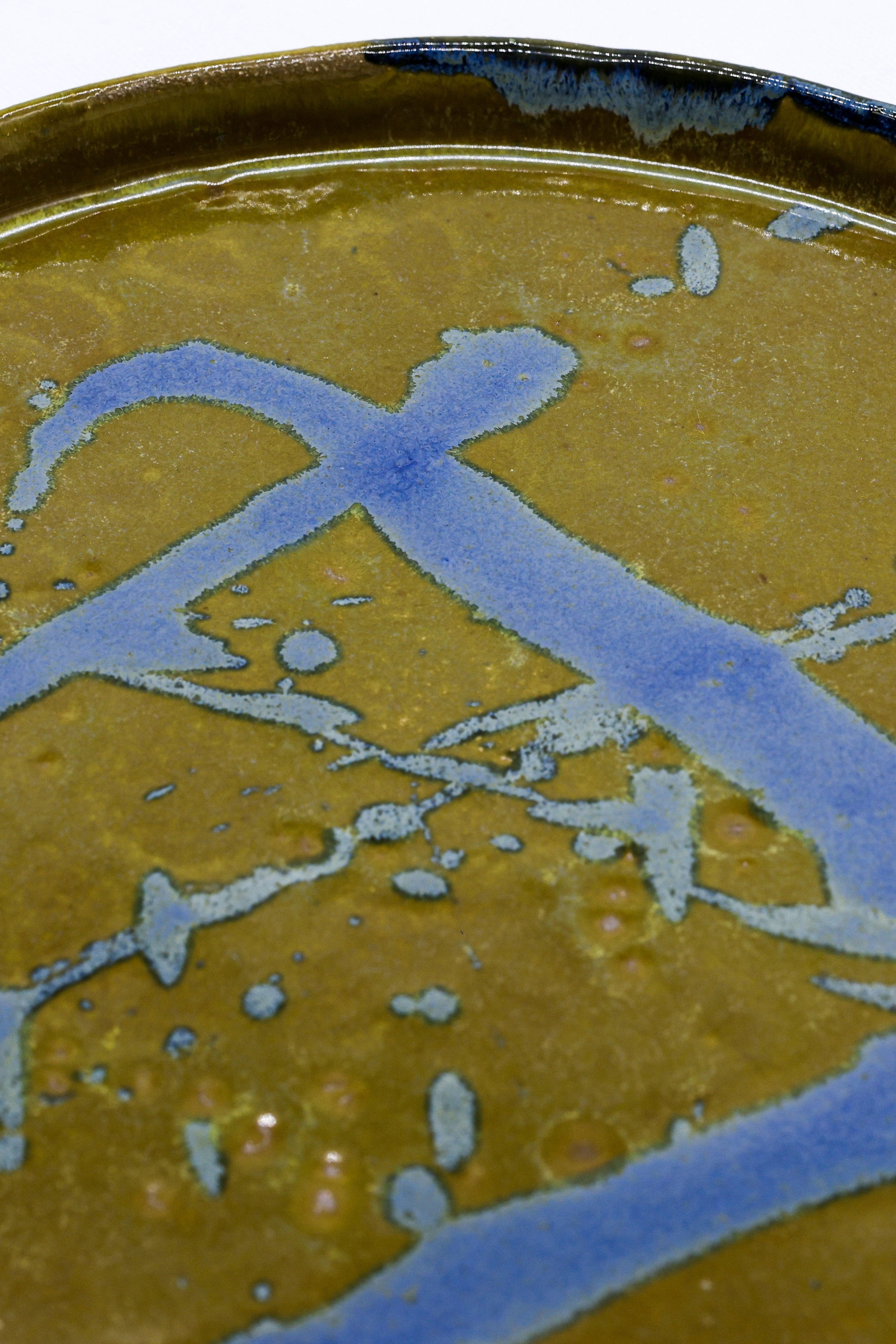 27cm Smoked Grey Large Handmade Ceramic Dinner Plate