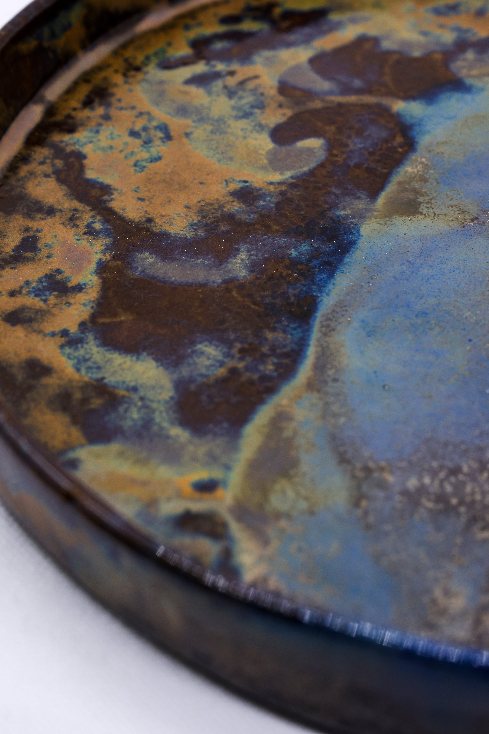 23cm Smoked Grey Large Stoneware Dinner Plate