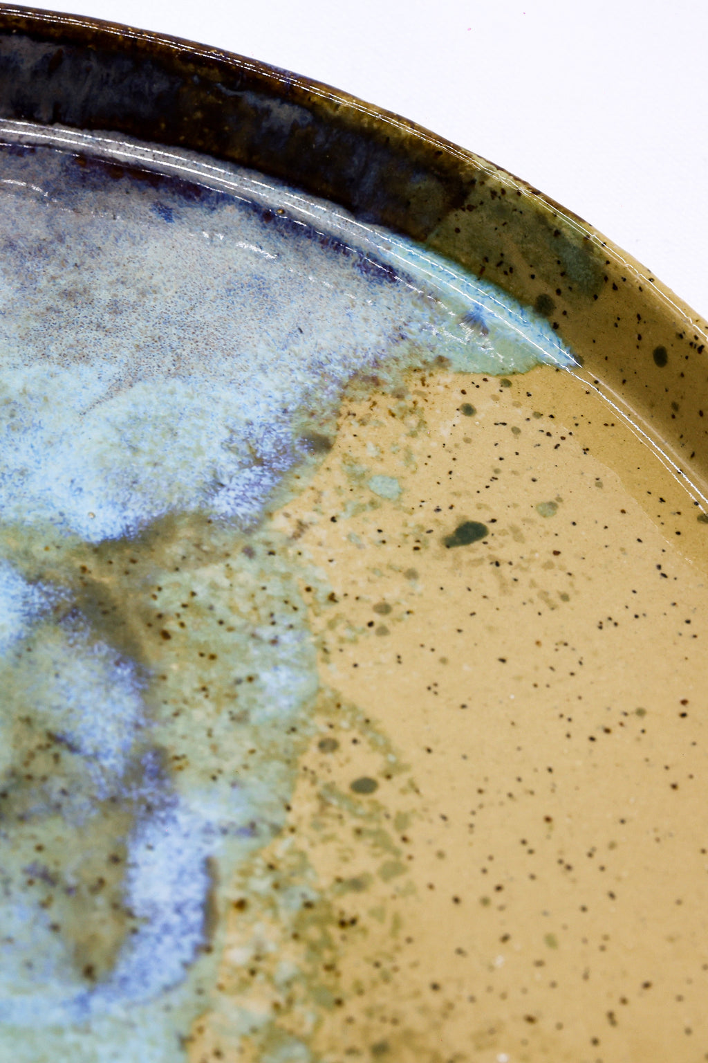 23cm Handmade Aegean Stoneware Dinner Plate