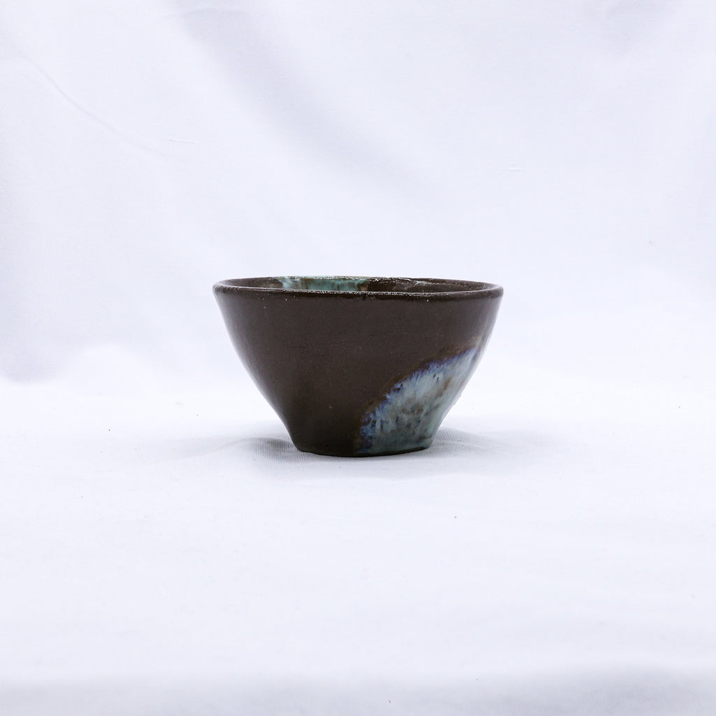 Small Stone Reef Blue Handmade Ceramic Dinner Bowl